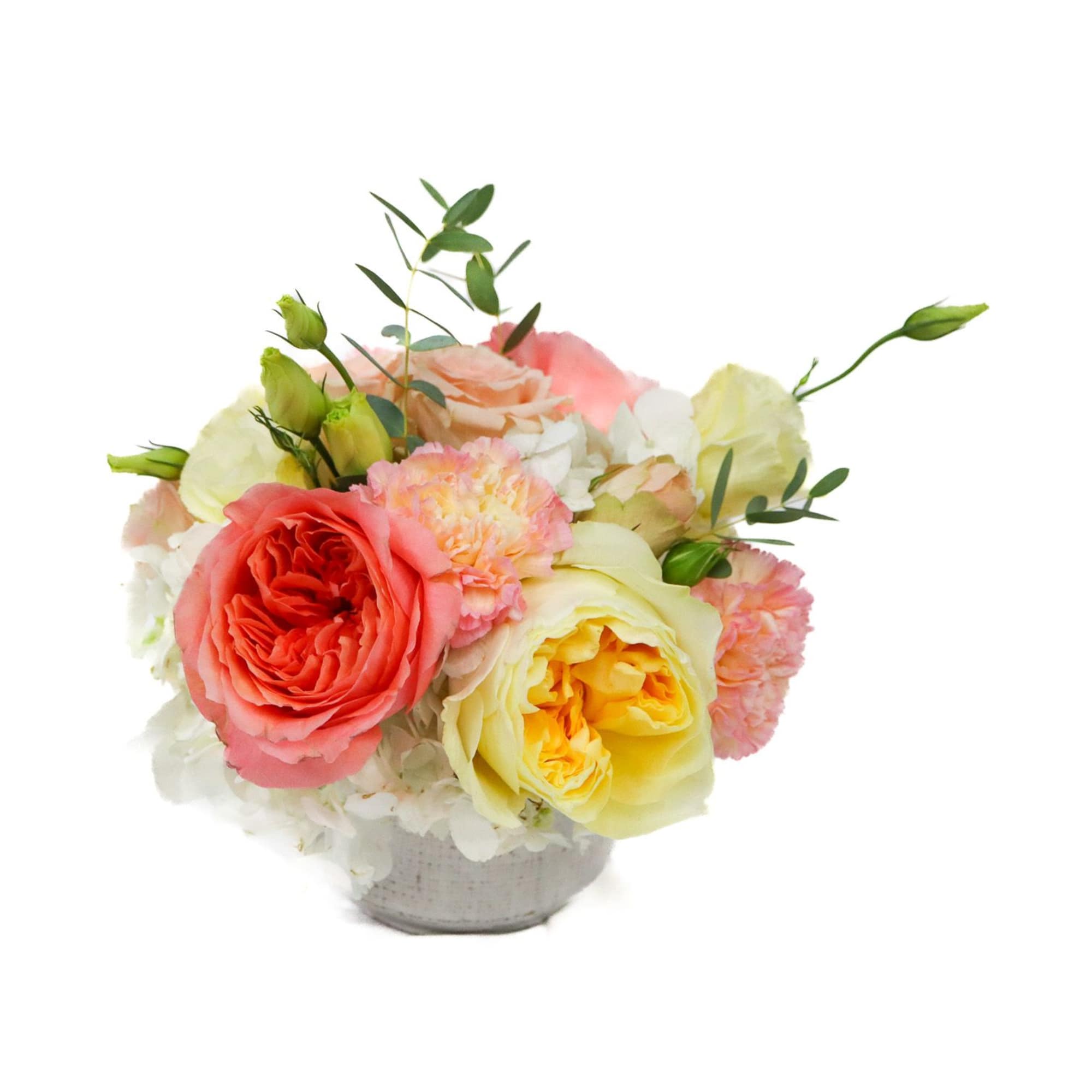 Delight in the understated elegance of Mini Grace, a petite floral arrangement
