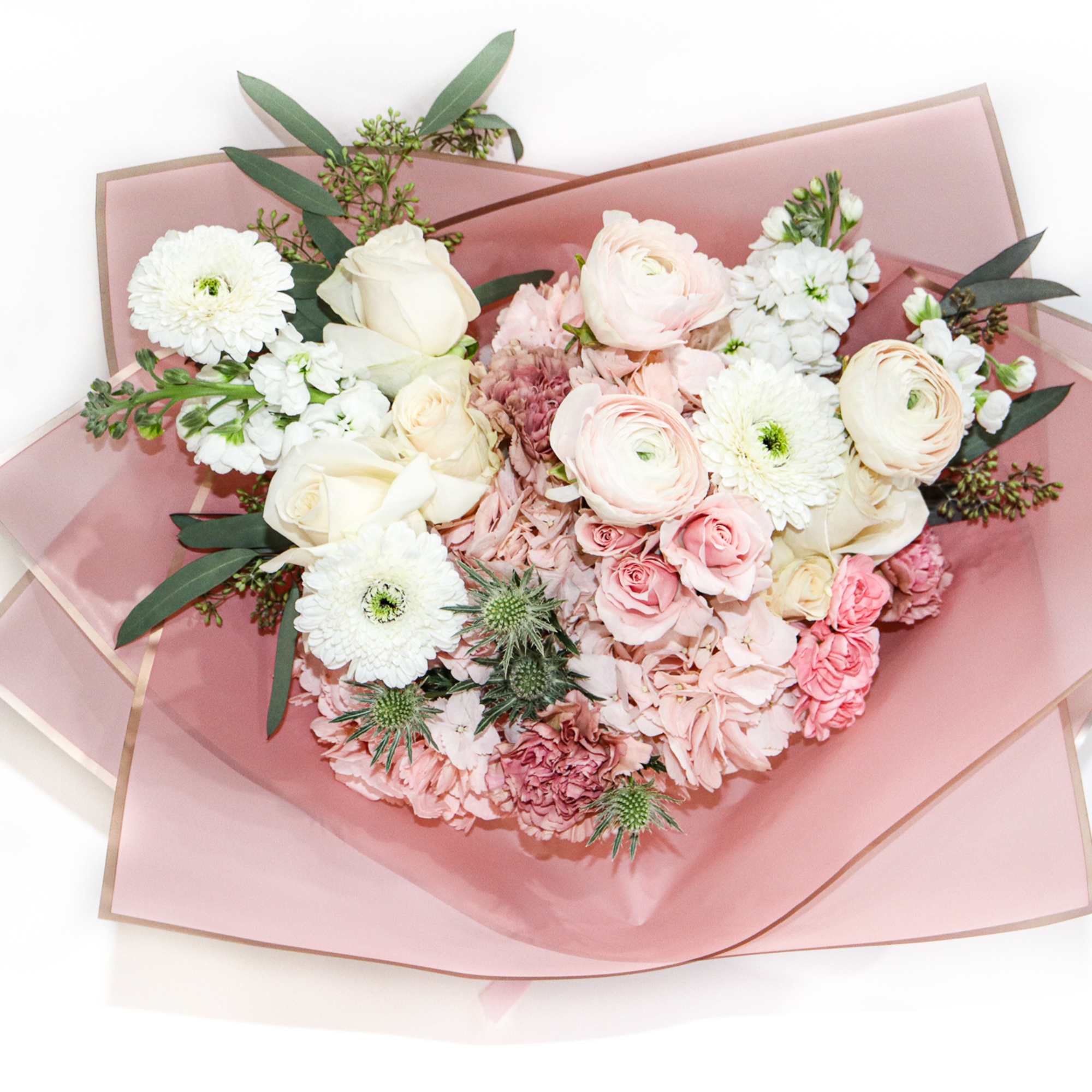 Presenting you our hand tied bouquets collection, we describe Adorable soft and