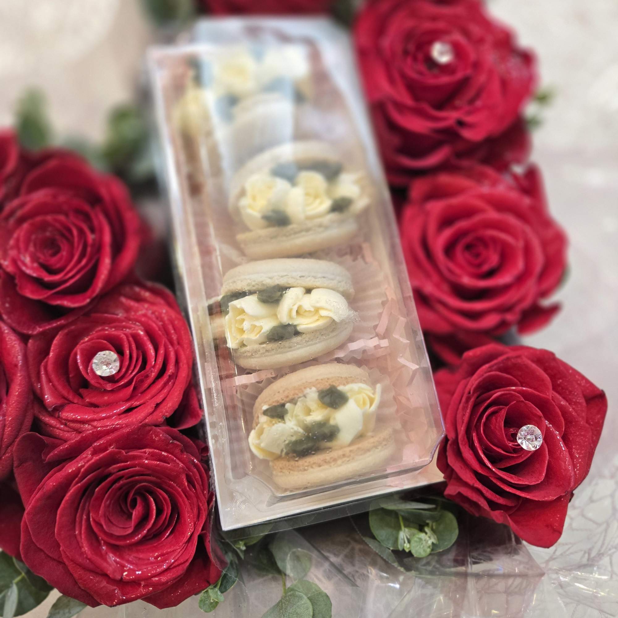 A romantic gift designed to make a lasting impression, this heart-shaped arrangement