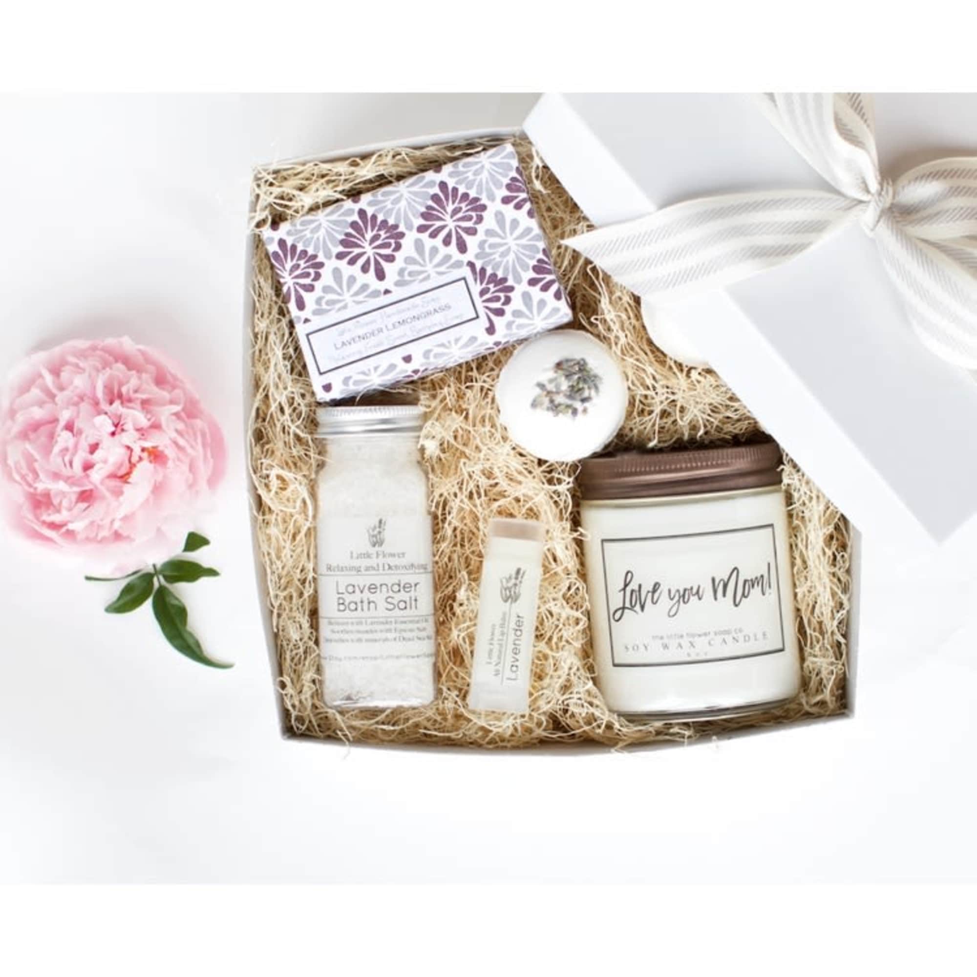 Ready to Gift Luxury Spa Box Measures 8 x 8 and comes
