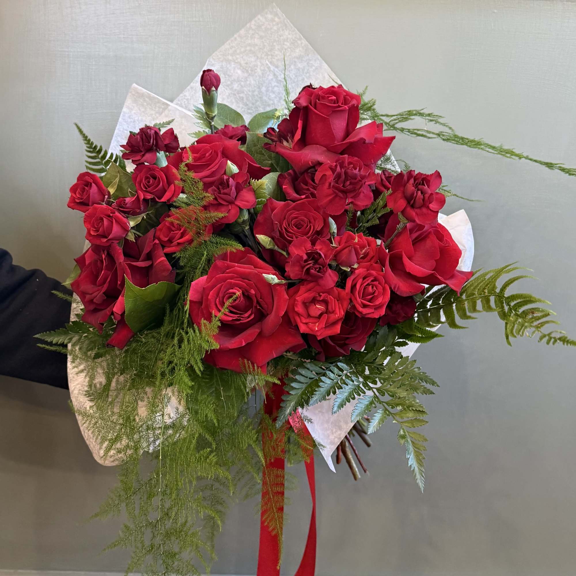 No questions, no doubts. Just bold red roses that say exactly how