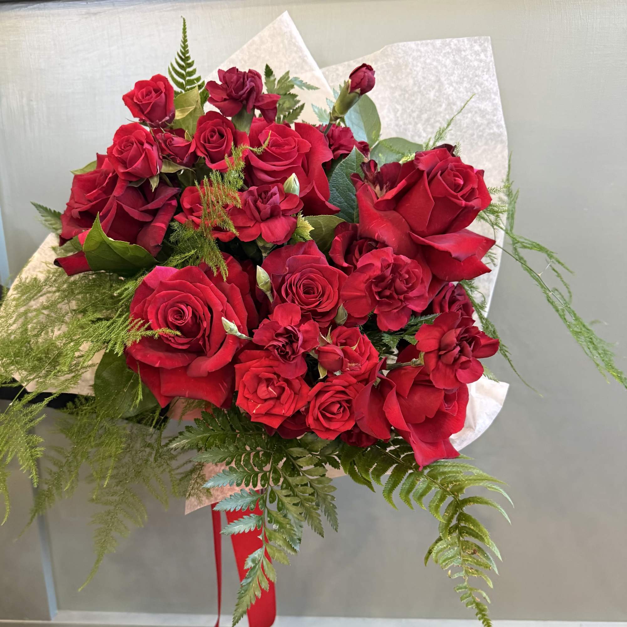 No questions, no doubts. Just bold red roses that say exactly how
