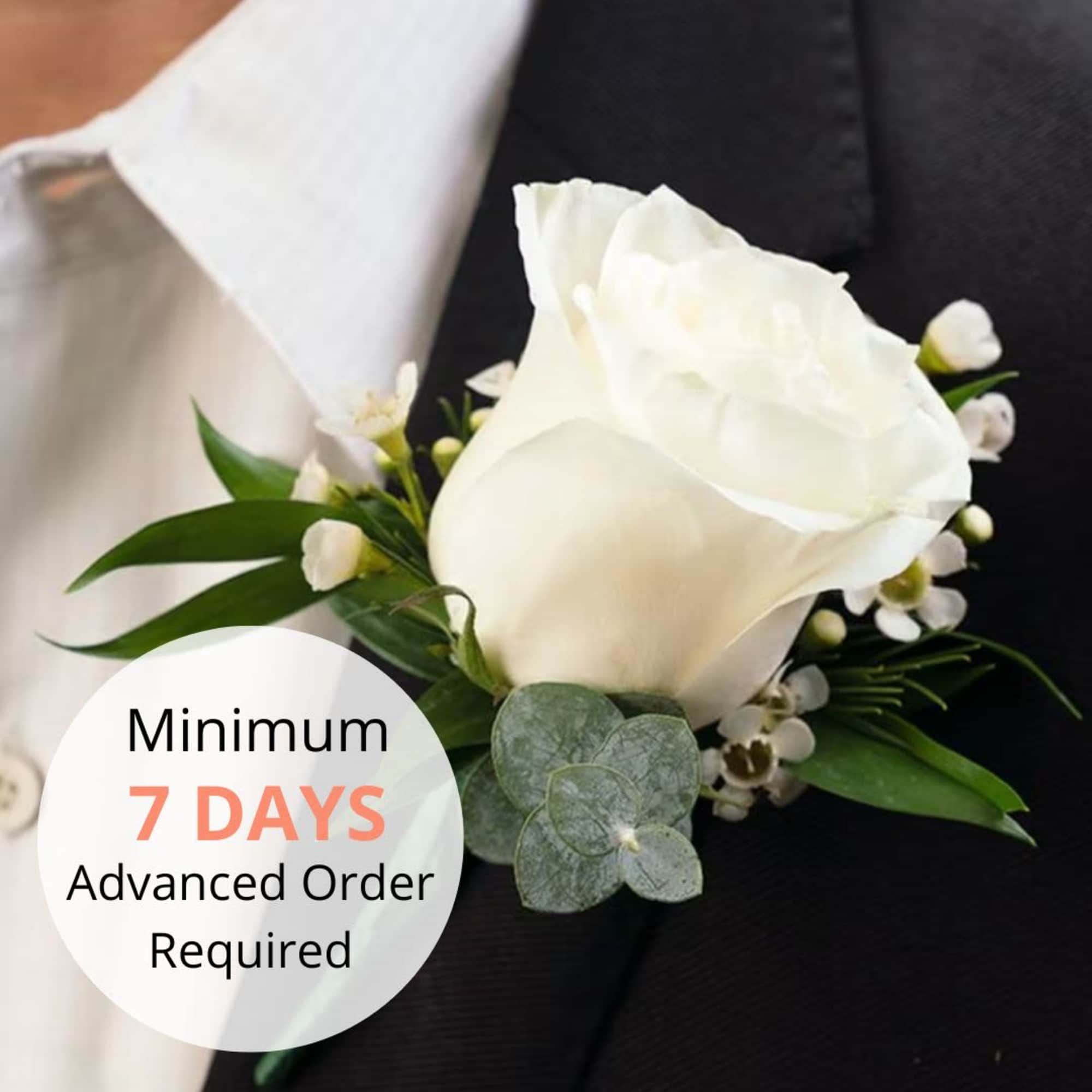 Enjoy This Upgraded Boutonniere, perfect for any formal event such as Prom