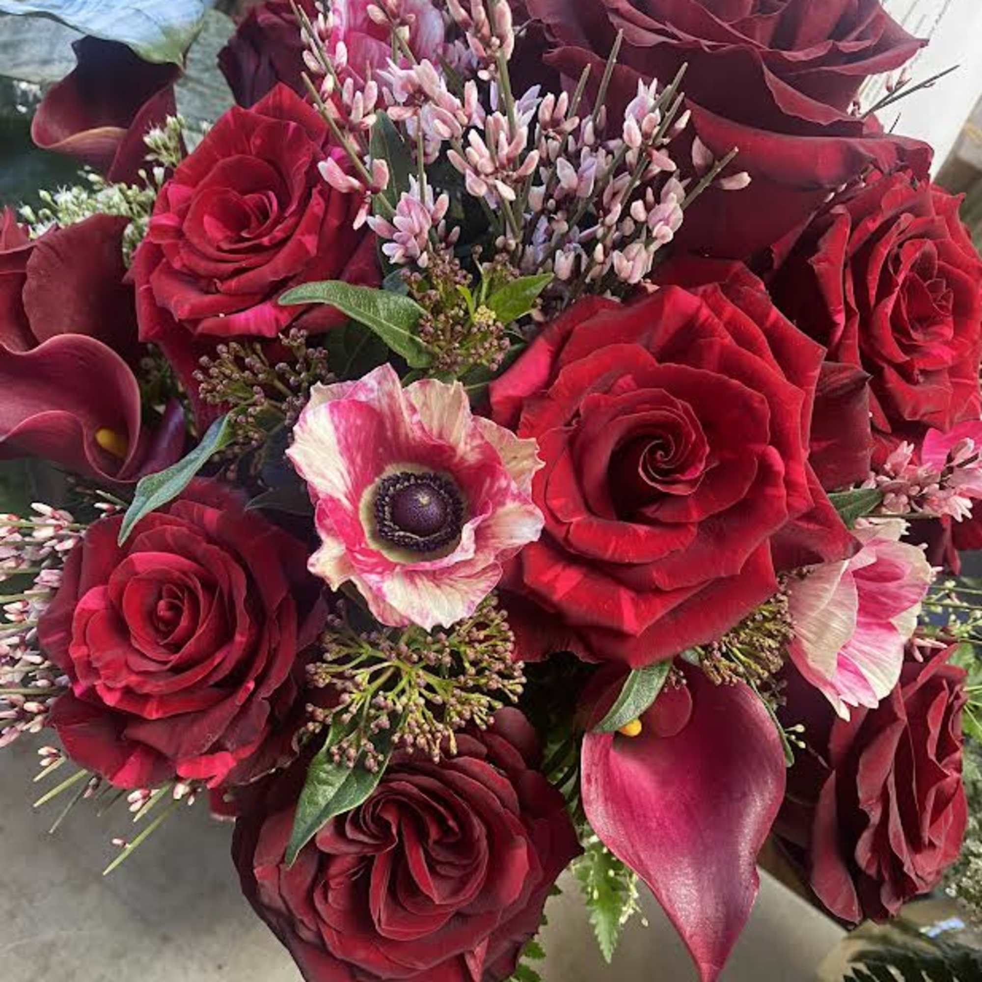 One of a kind beautiful red and pink flowers for your Beautiful