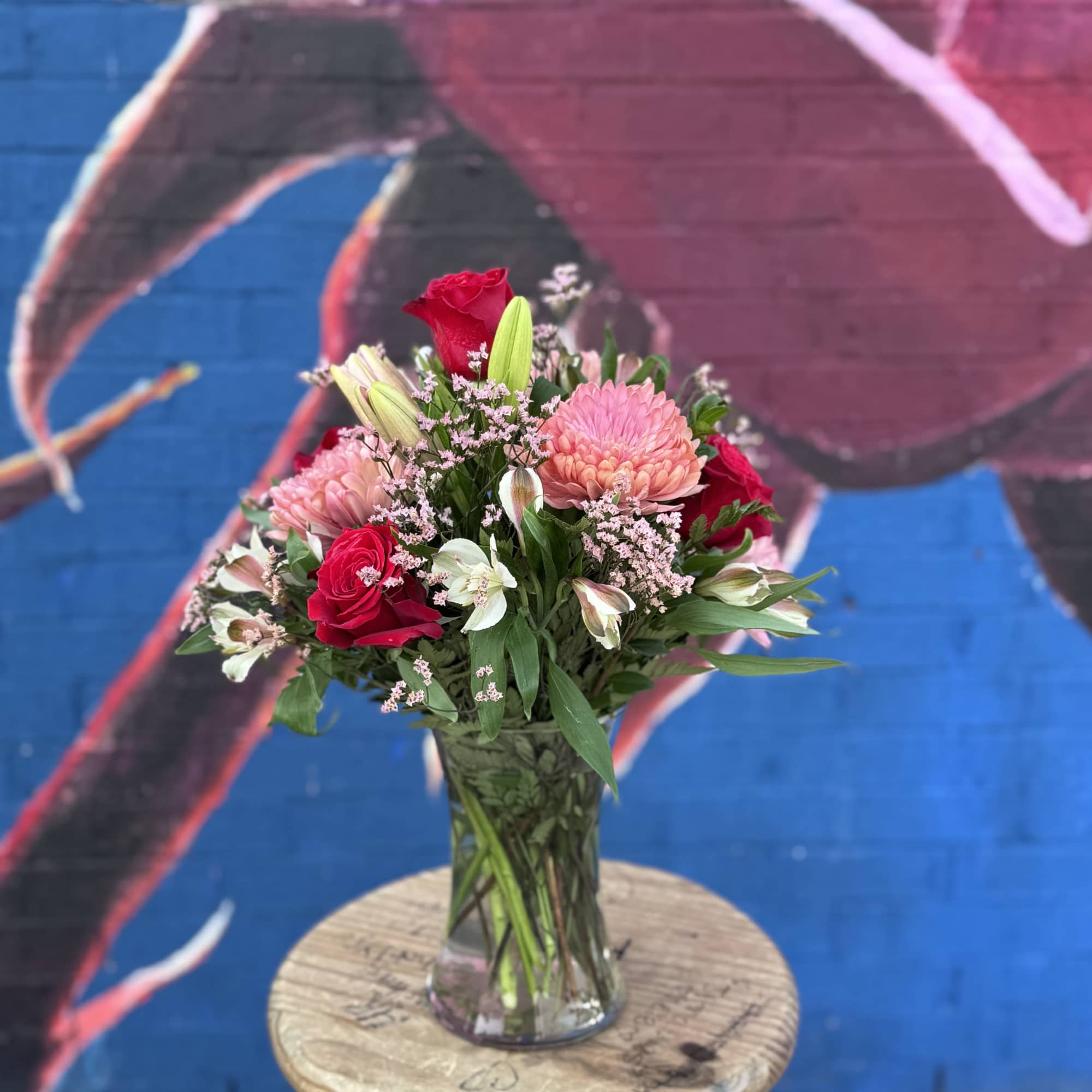 Soft, romantic, and full of sentiment&mdash;Remember When is a Valentine&rsquo;s arrangement inspired