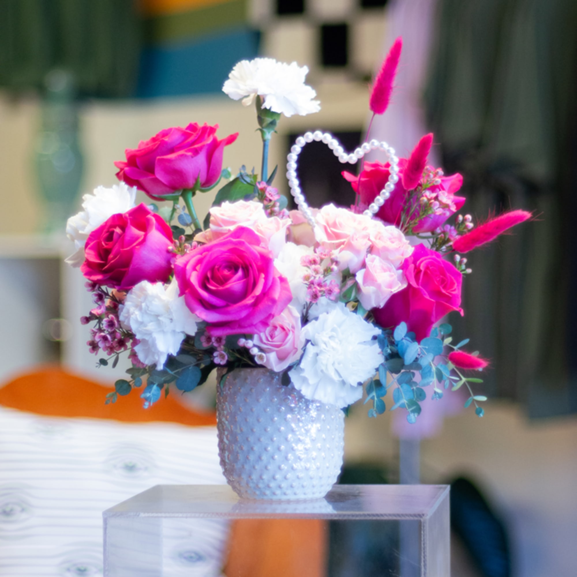 Can't make up your mind? We'll create a fun and colorful, Valentine's