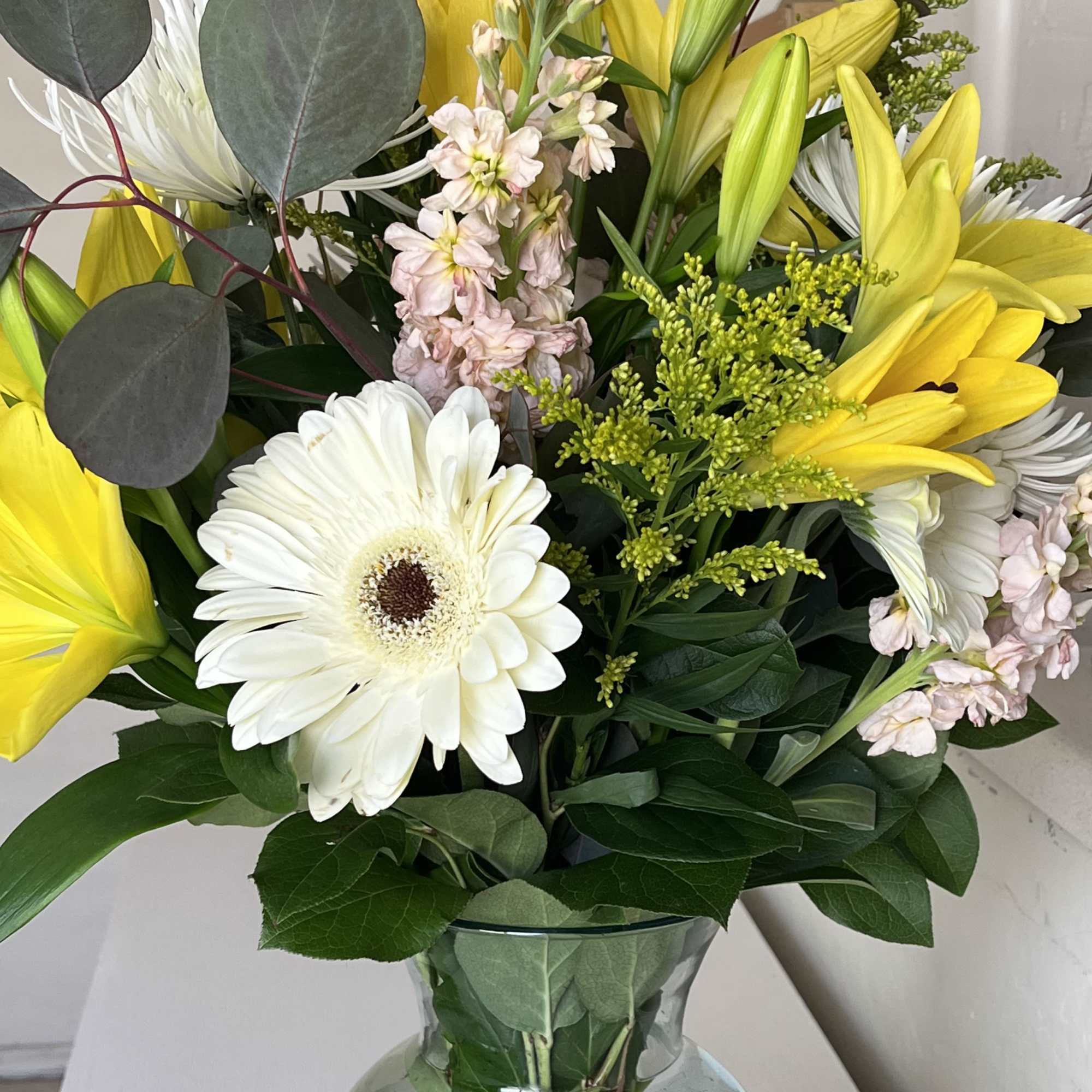 Send some sweet and warmth with this vibrant bouquet!  combines wonderful