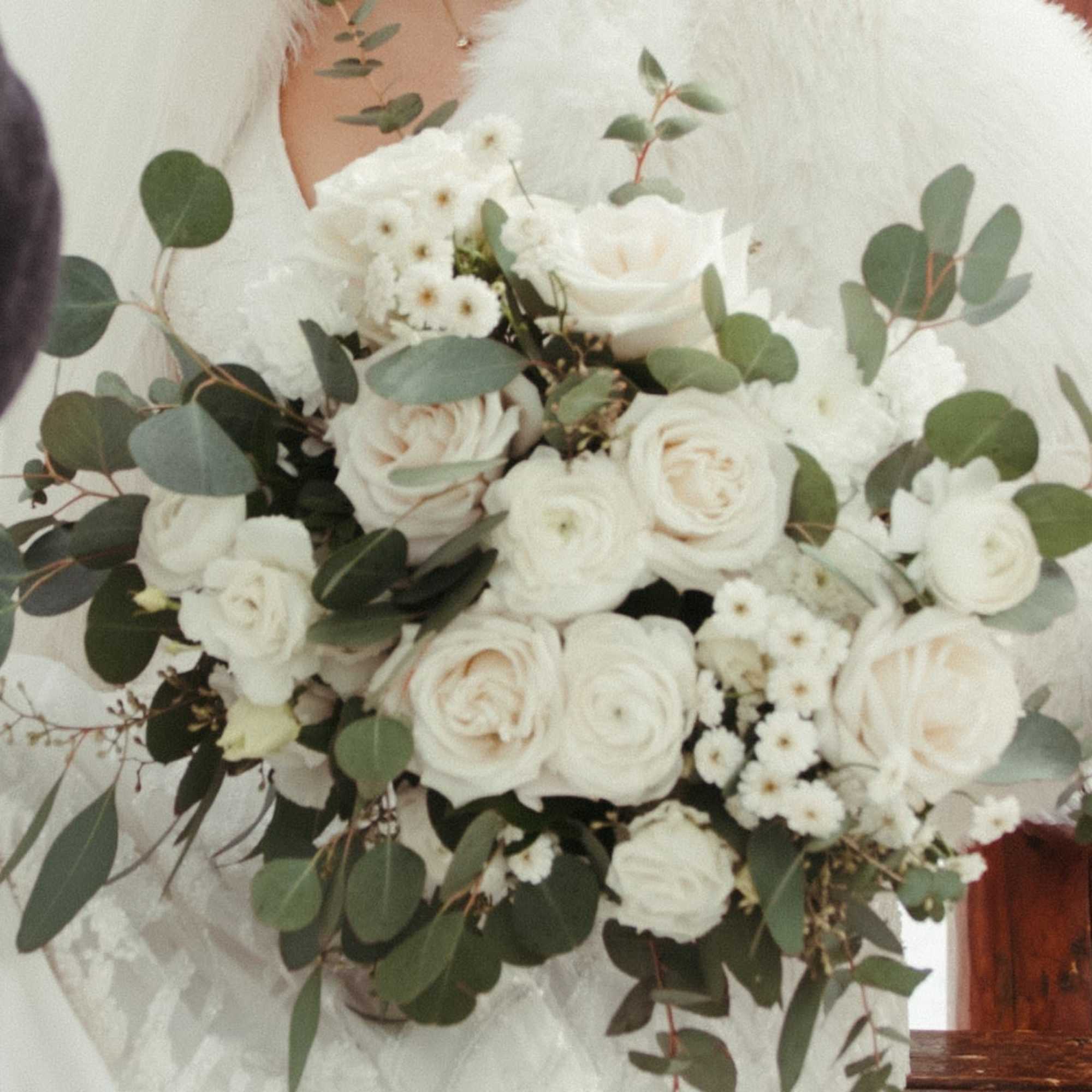 Beautiful wedding bouquet.