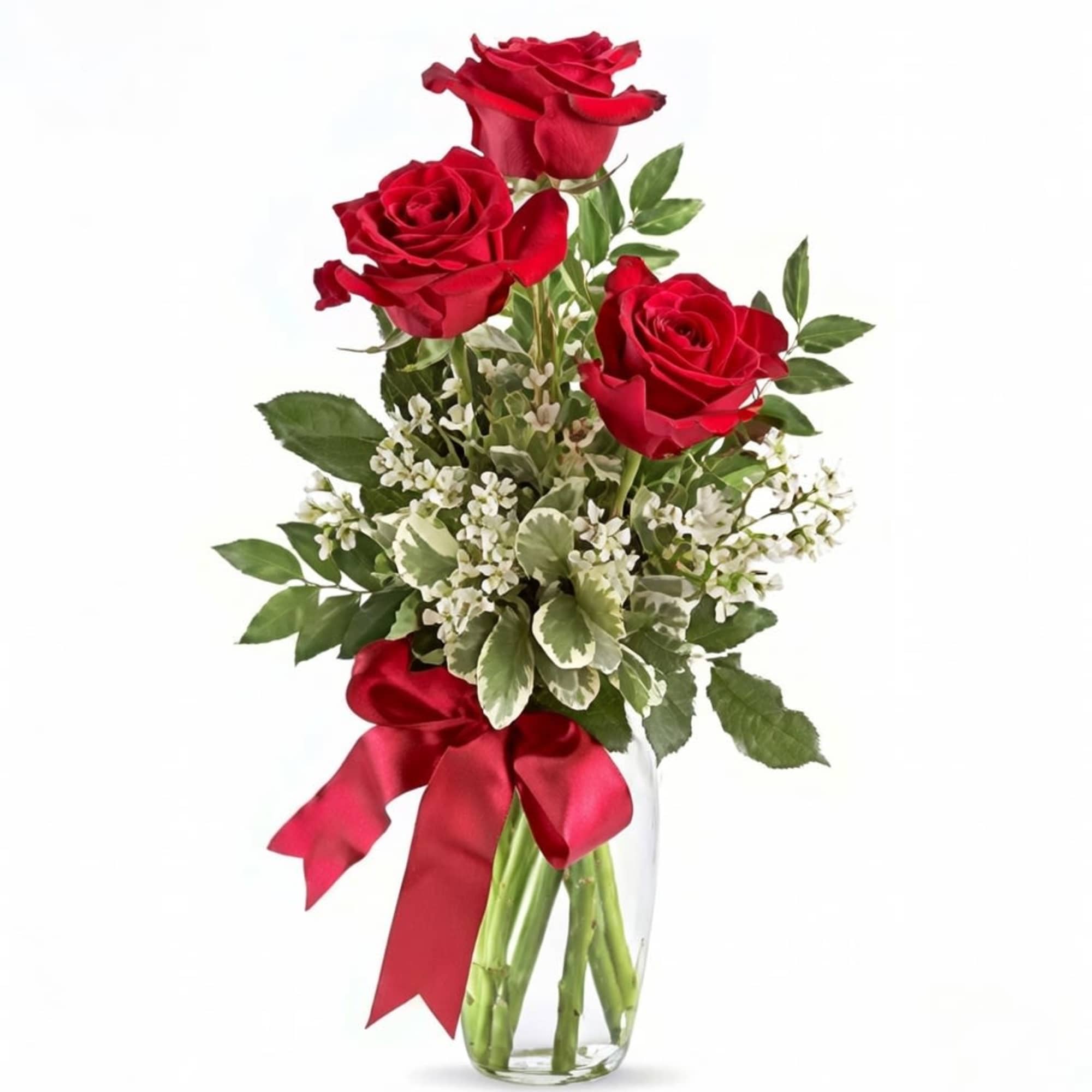 A perfect expression of understated elegance, this charming arrangement features three premium