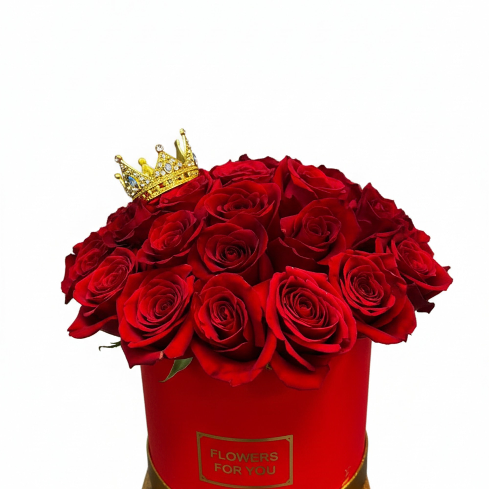 Red Roses in a beautiful box.