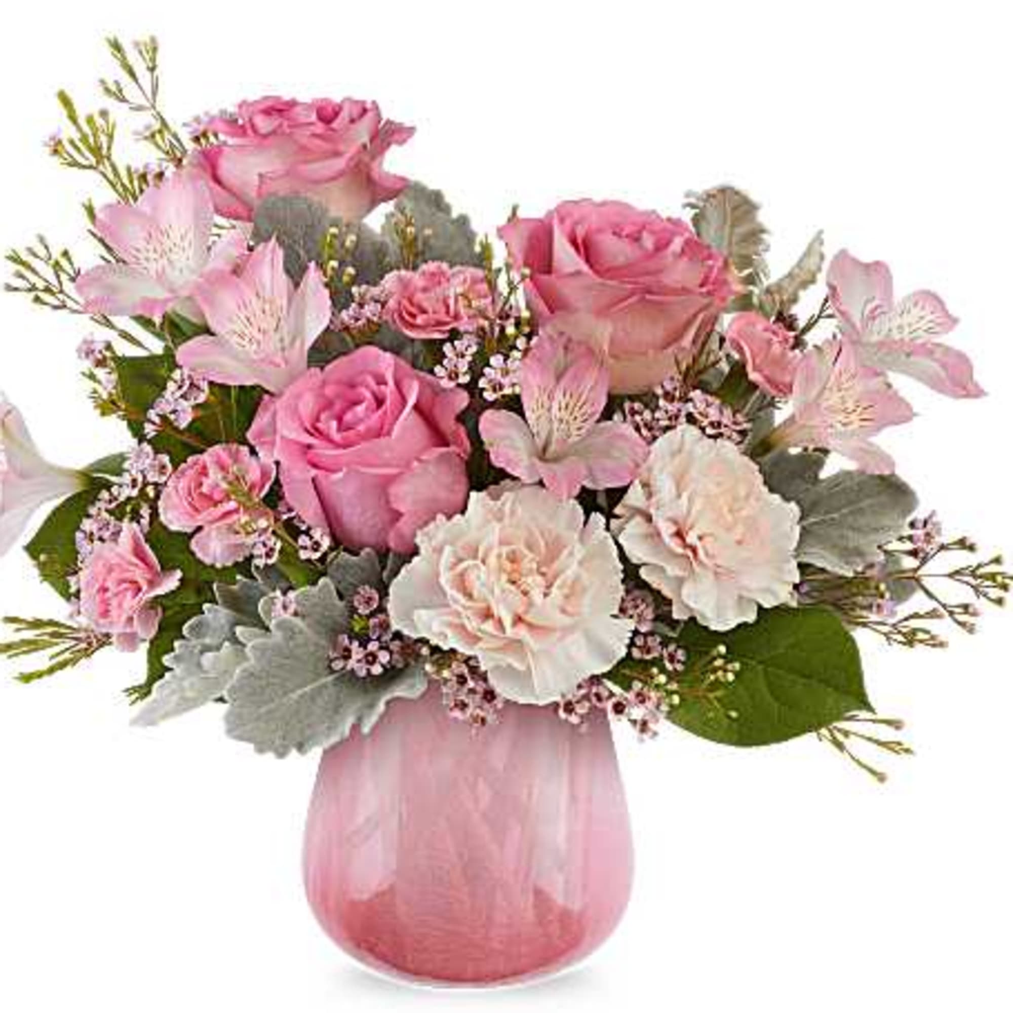 Sweet as can be, Teleflora's Darling Bloom Bouquet captures the soft side