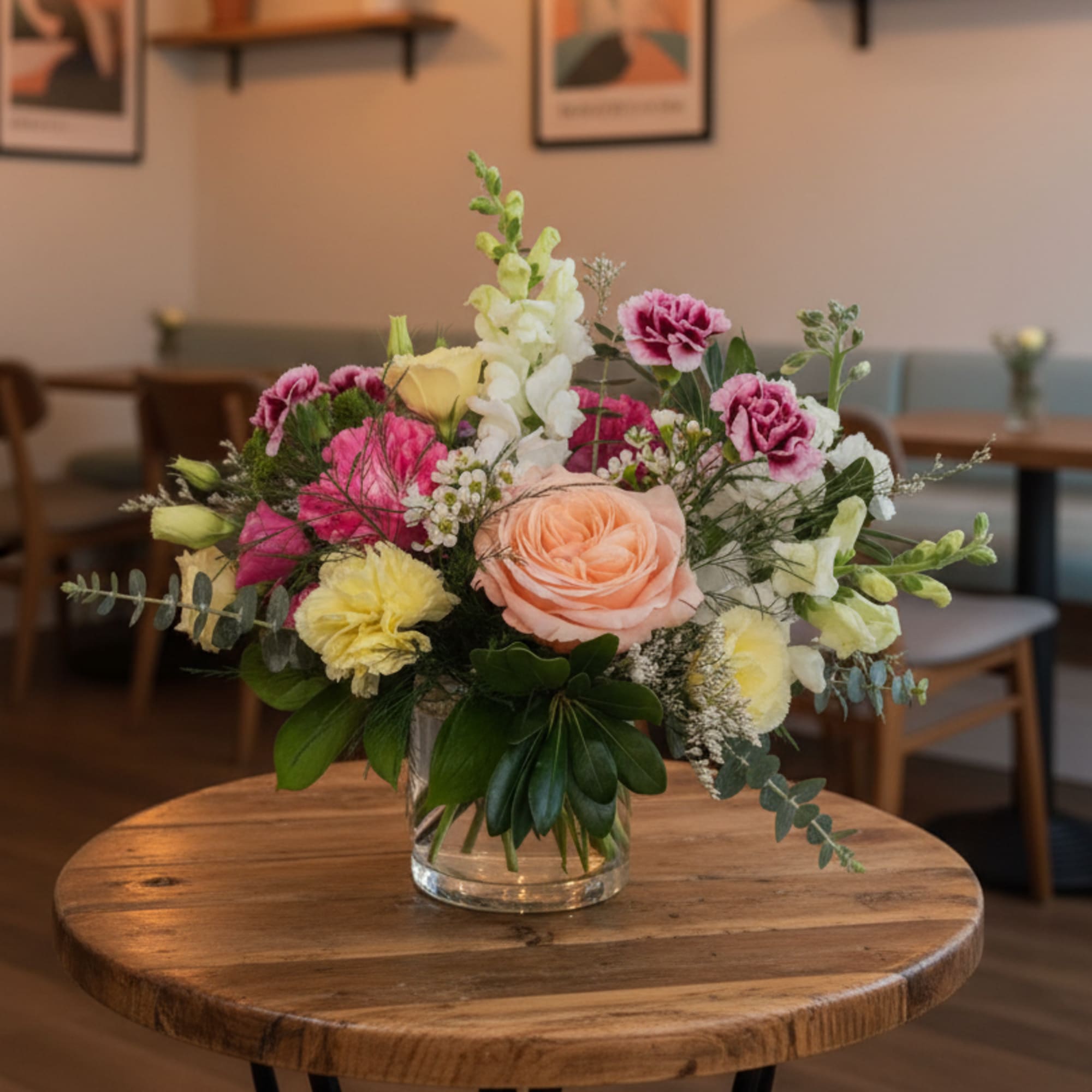 Everyday Joy is a bright, uplifting floral arrangement designed to bring color