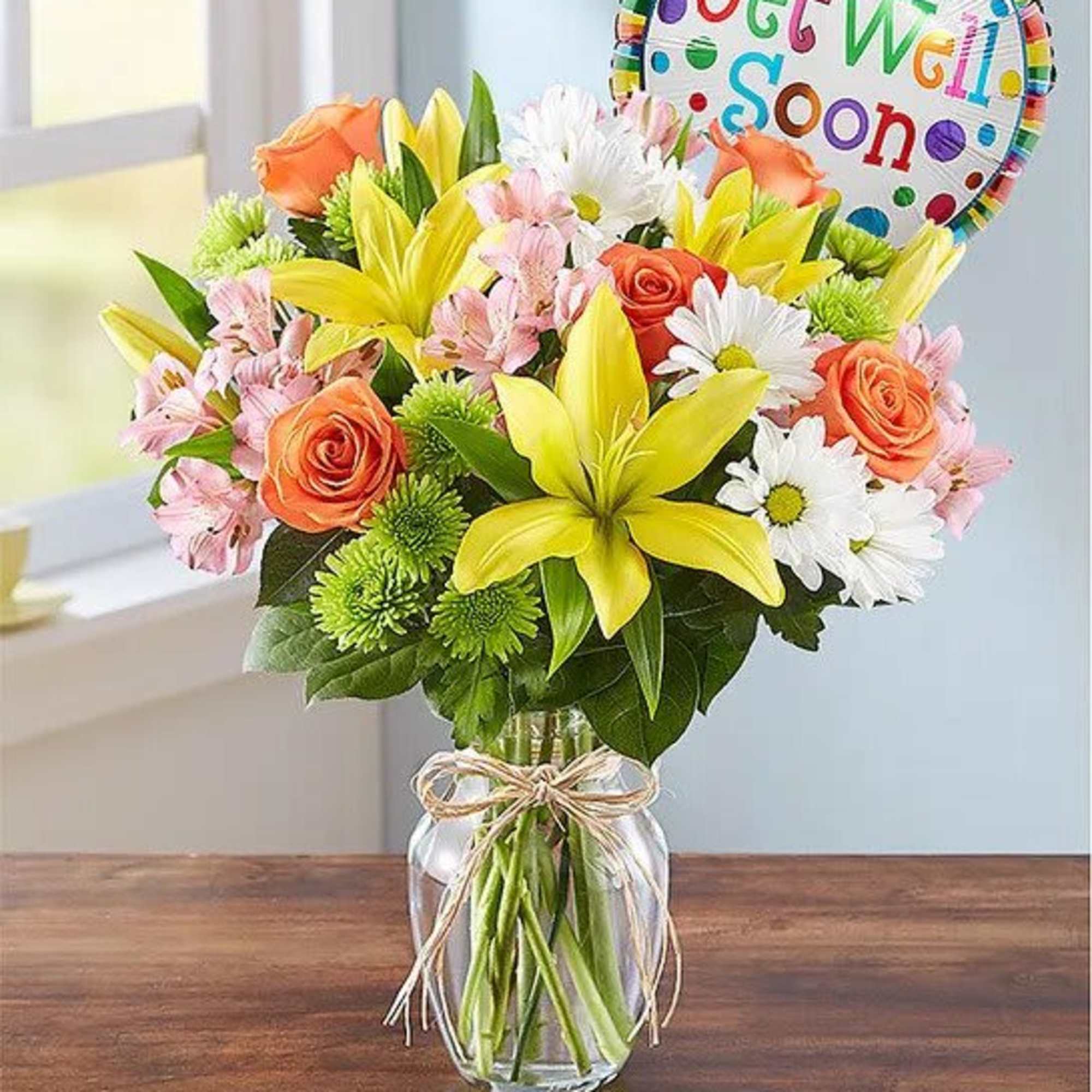 Lift someone&rsquo;s spirits with a cheerful bouquet inspired by the gardens of