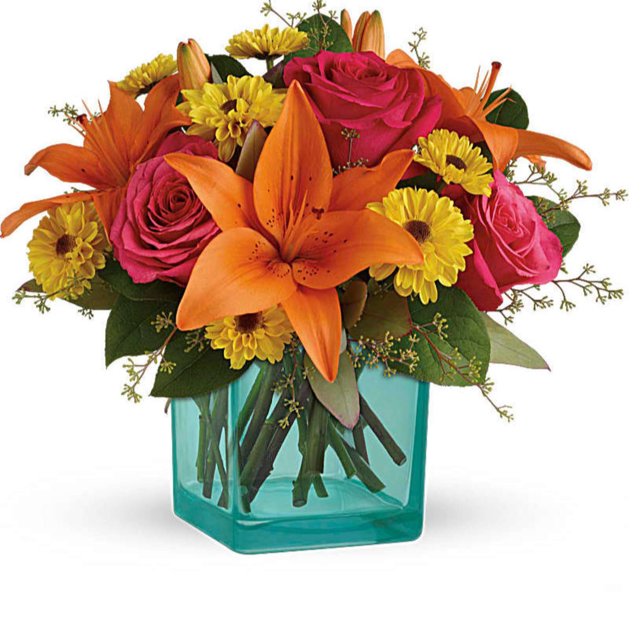 Make any day feel like a fiesta with these fabulous flowers! Hand-delivered