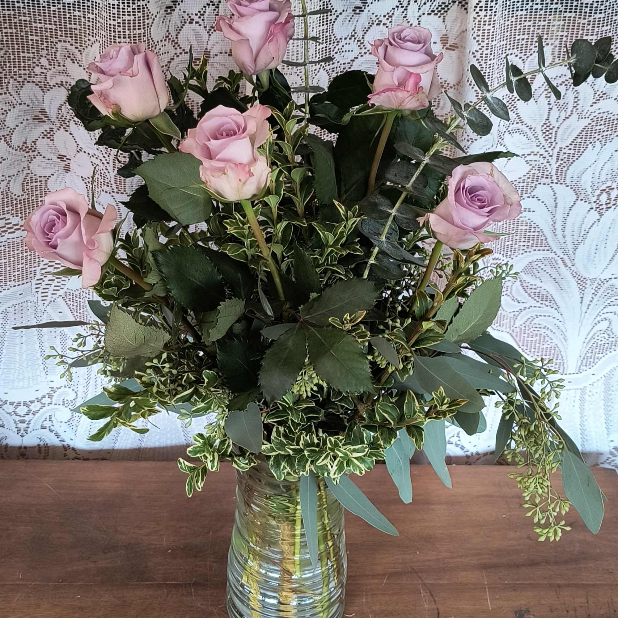 Lovely lavender roses are enchanting and exotic. They can even signify love