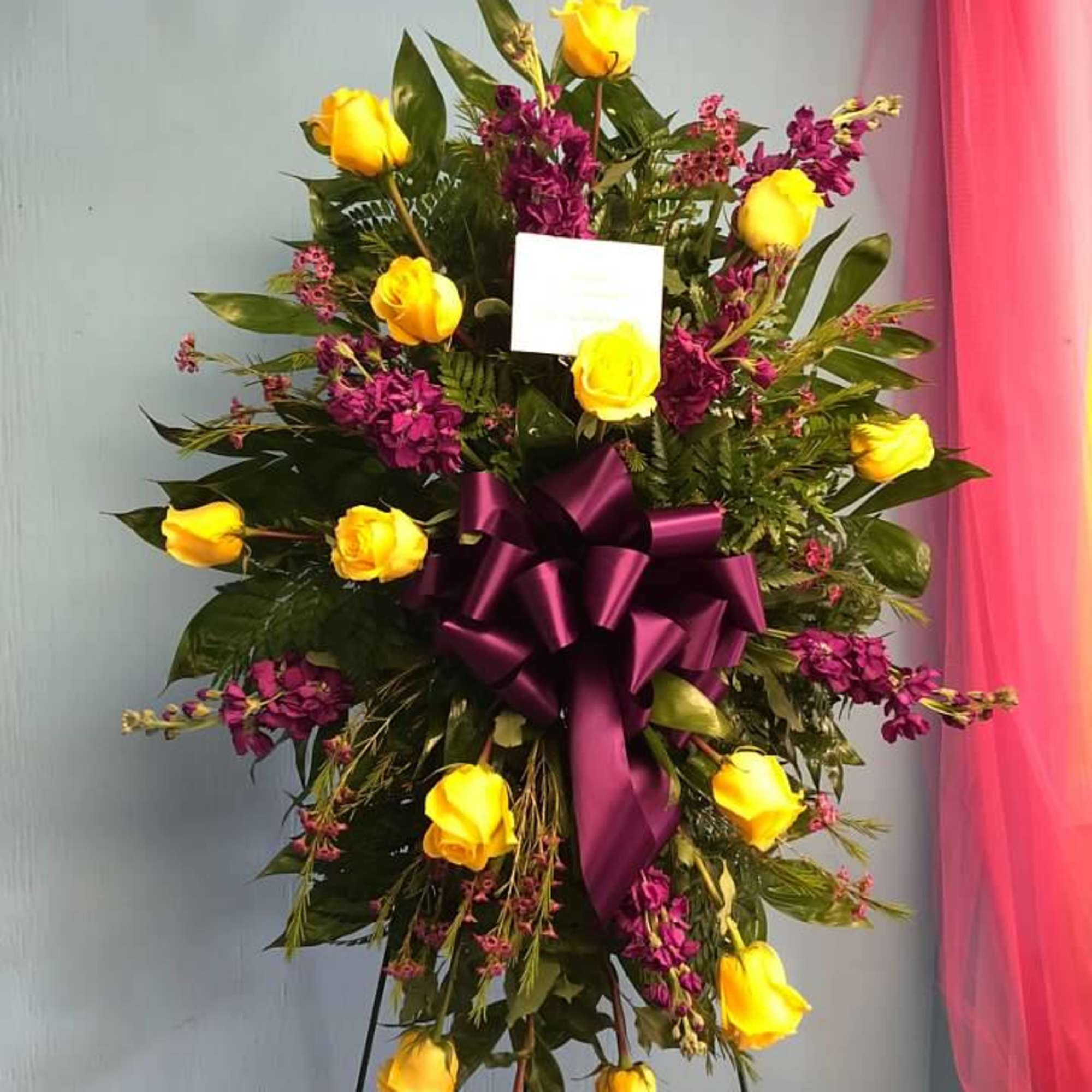 Mix of beautiful flowers to send in remembrance. We will design accordingly.