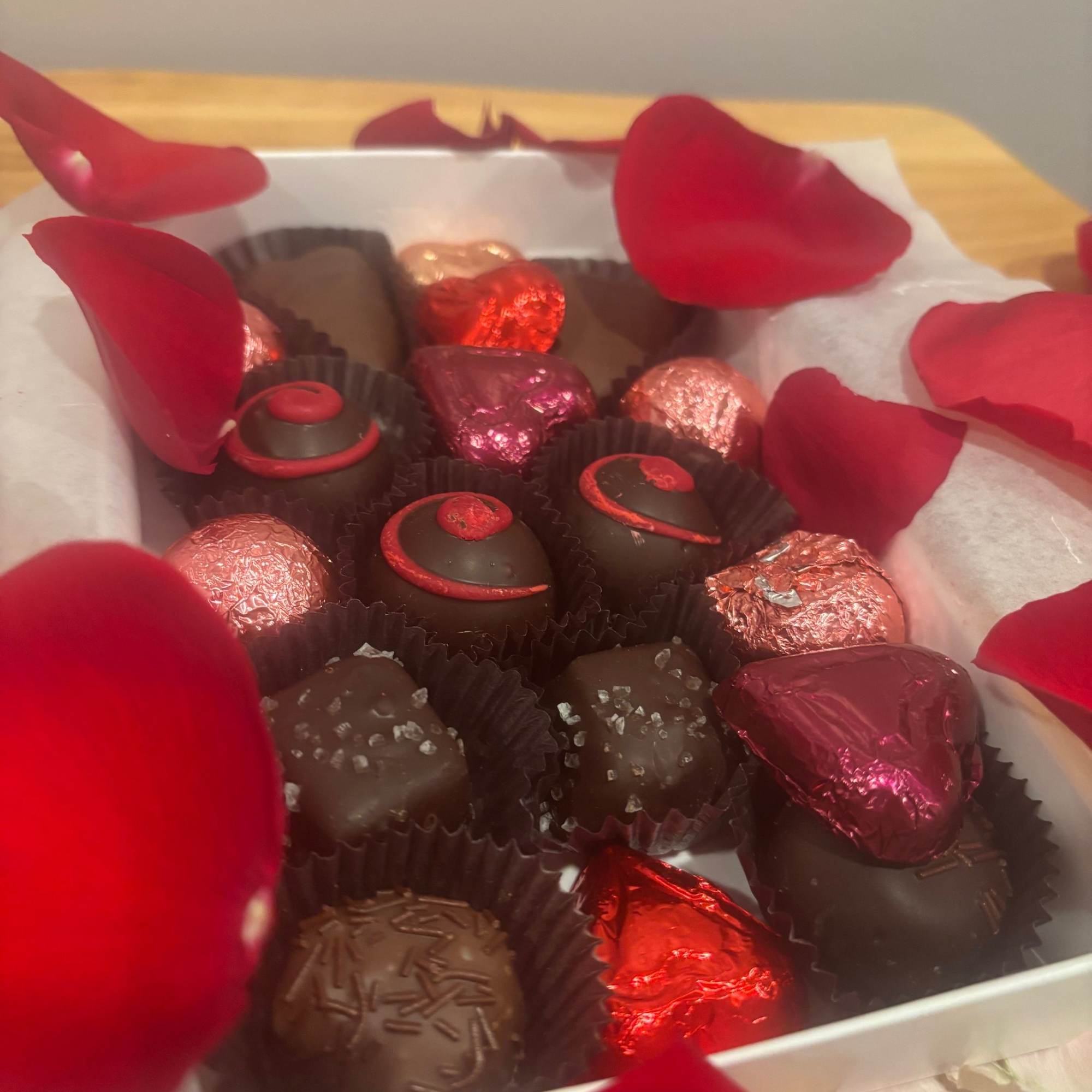 Local Wockenfuss chocolate from The Black-Eyed Susan in Glyndon, MD.  It's