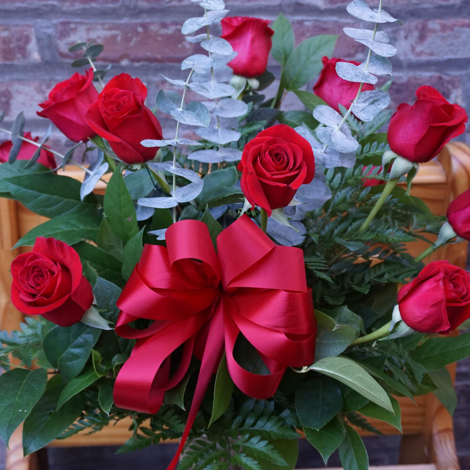 With these twelve roses, we wish you harmony &amp; completion  (