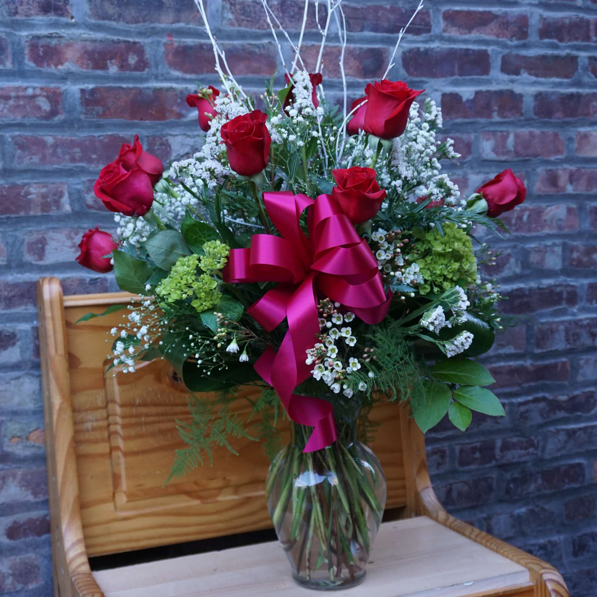 With these twelve roses, we wish you harmony &amp; completion  (