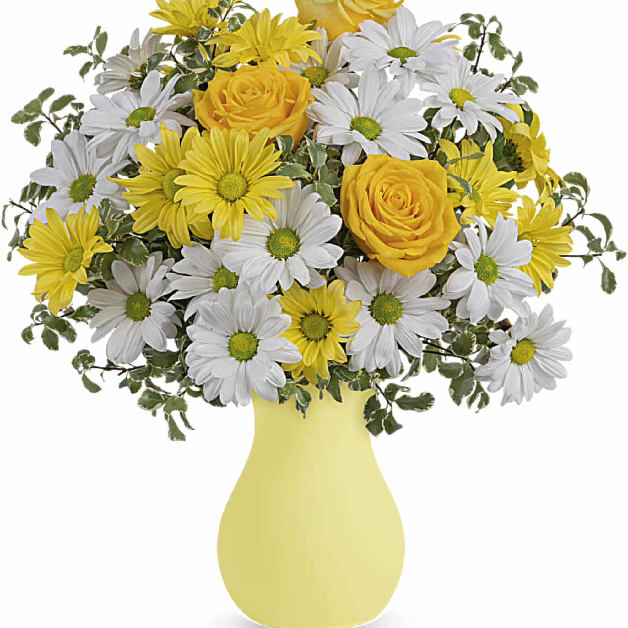 Surprise someone you love with an array of amazing daisies in a