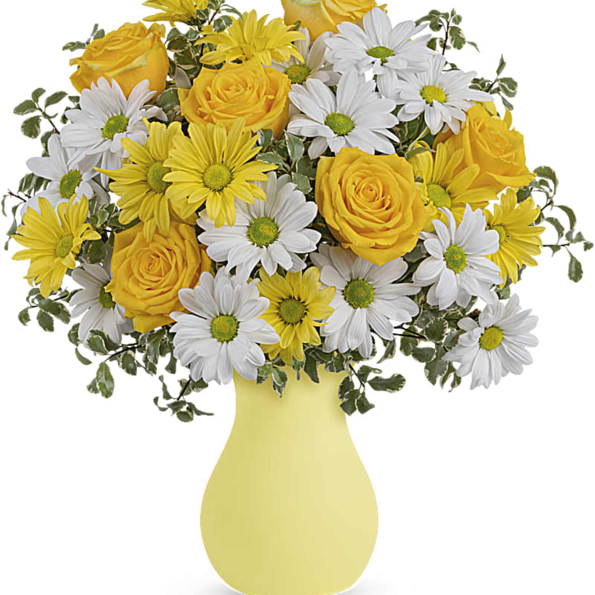Surprise someone you love with an array of amazing daisies in a