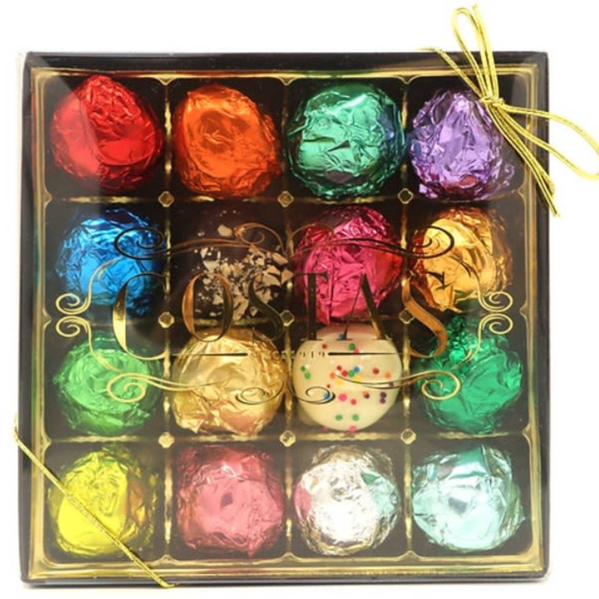 Our truffles begin as velvety soft flavored orbs of chocolate, which are