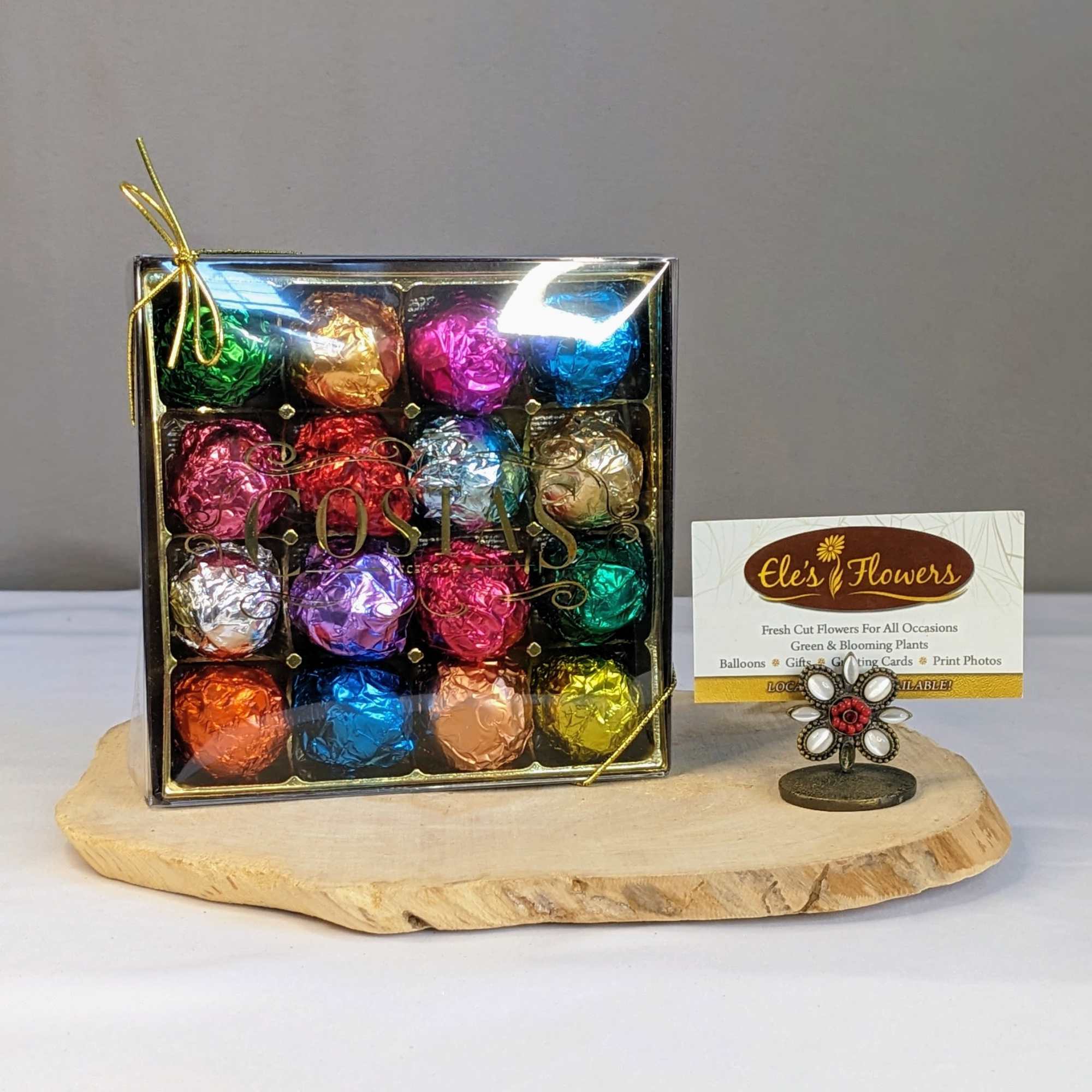 Our truffles begin as velvety soft flavored orbs of chocolate, which are