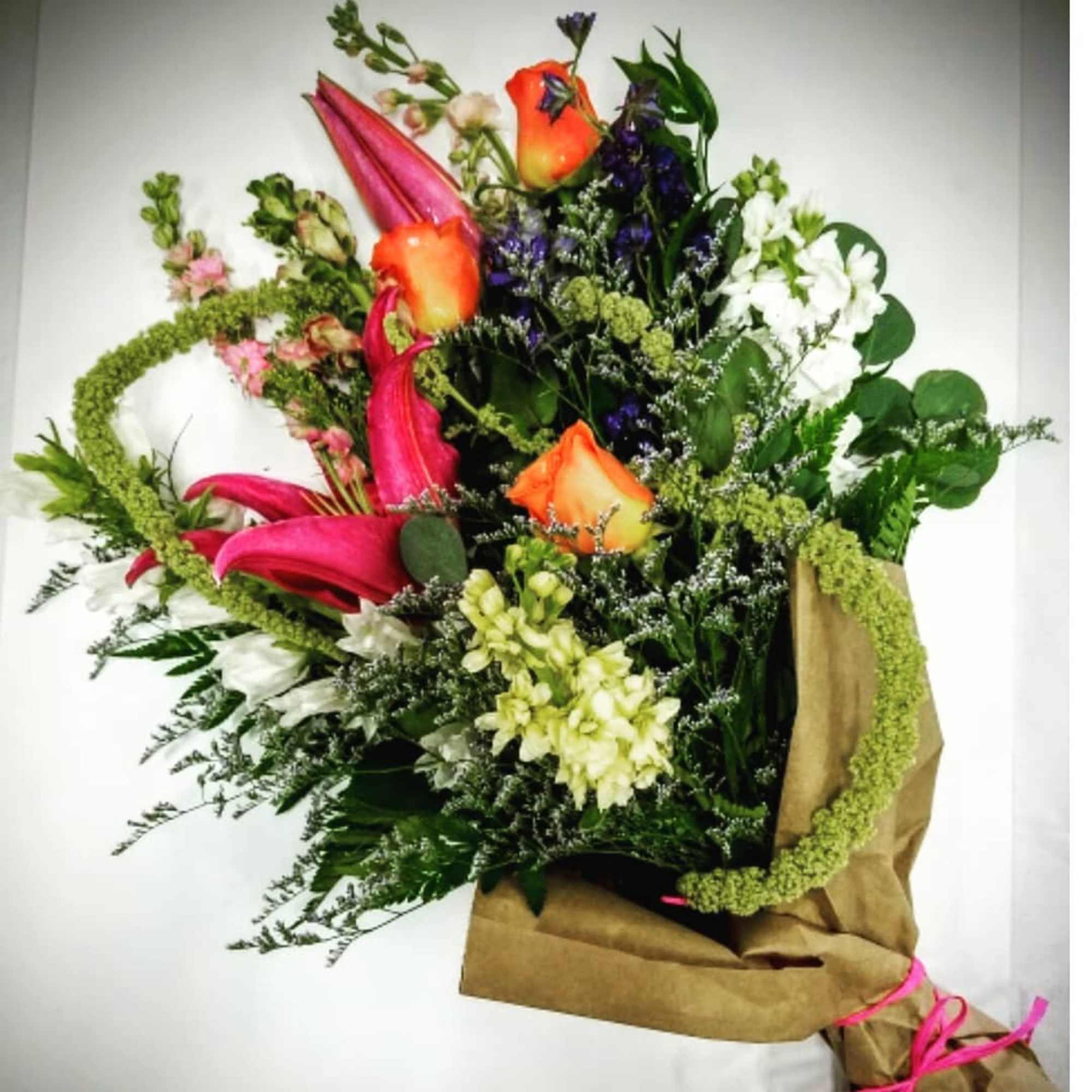 Our love bundle is a designer's choice of our freshest mixed flowers