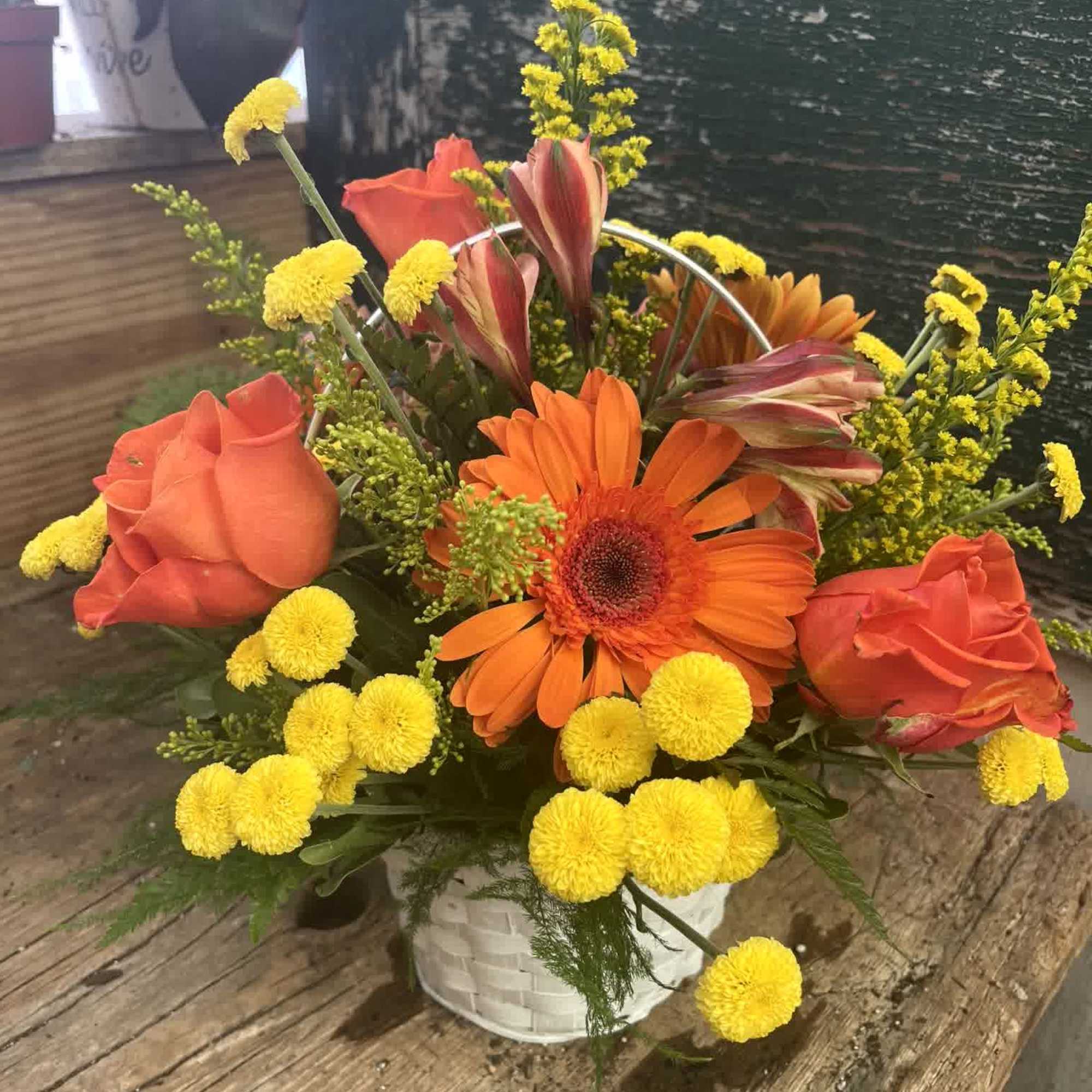 Everyone's emotions will rise and shine with this bright, delightful basket of