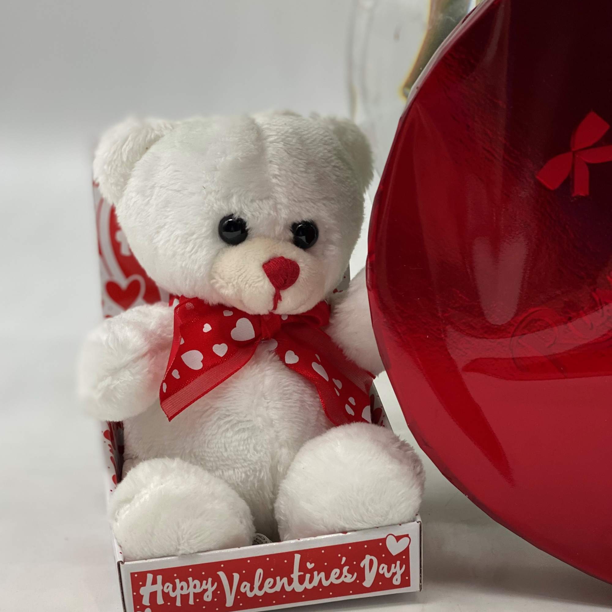 Our Designer Dozen with Mixed Chocolates and a Plush Teddy Bear (Bear