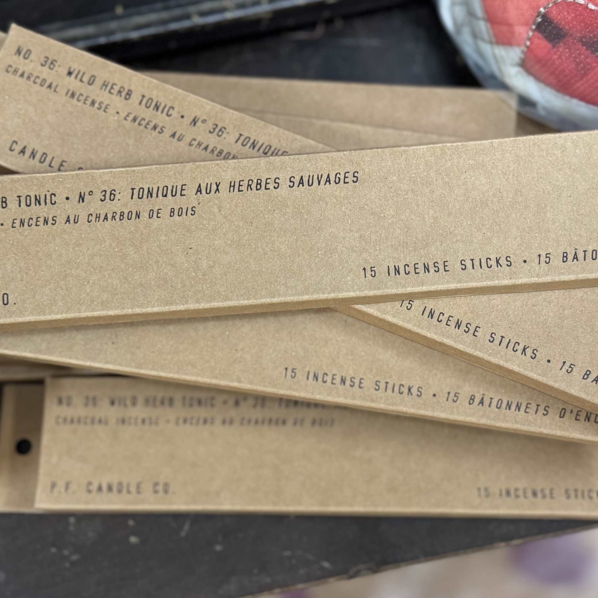 P.F. Candle Co. Charcoal 15 Incense Sticks comes in four different scents: