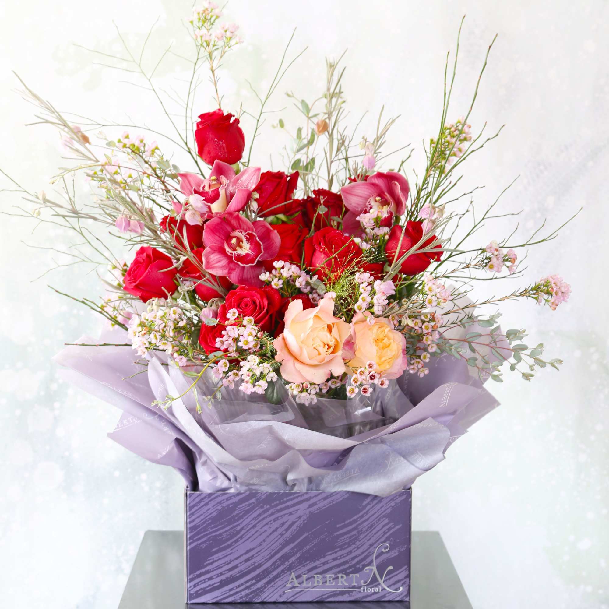 A modern touch of a traditional One &amp; a half dozen red