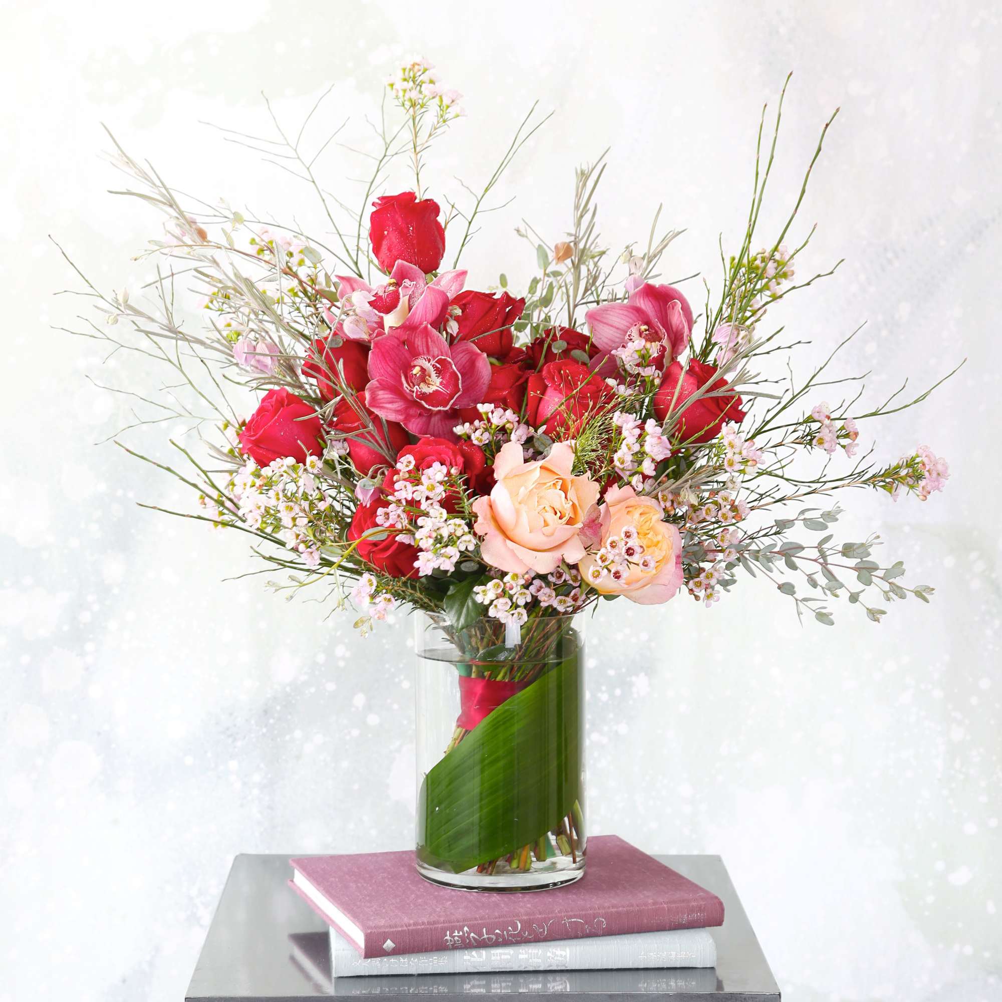 A modern touch of a traditional One &amp; a half dozen red