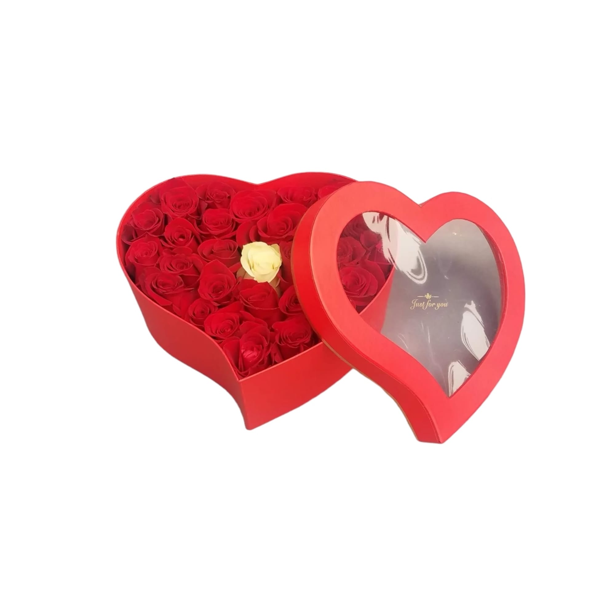 Nothing says, "Romance" like hearts and roses. 