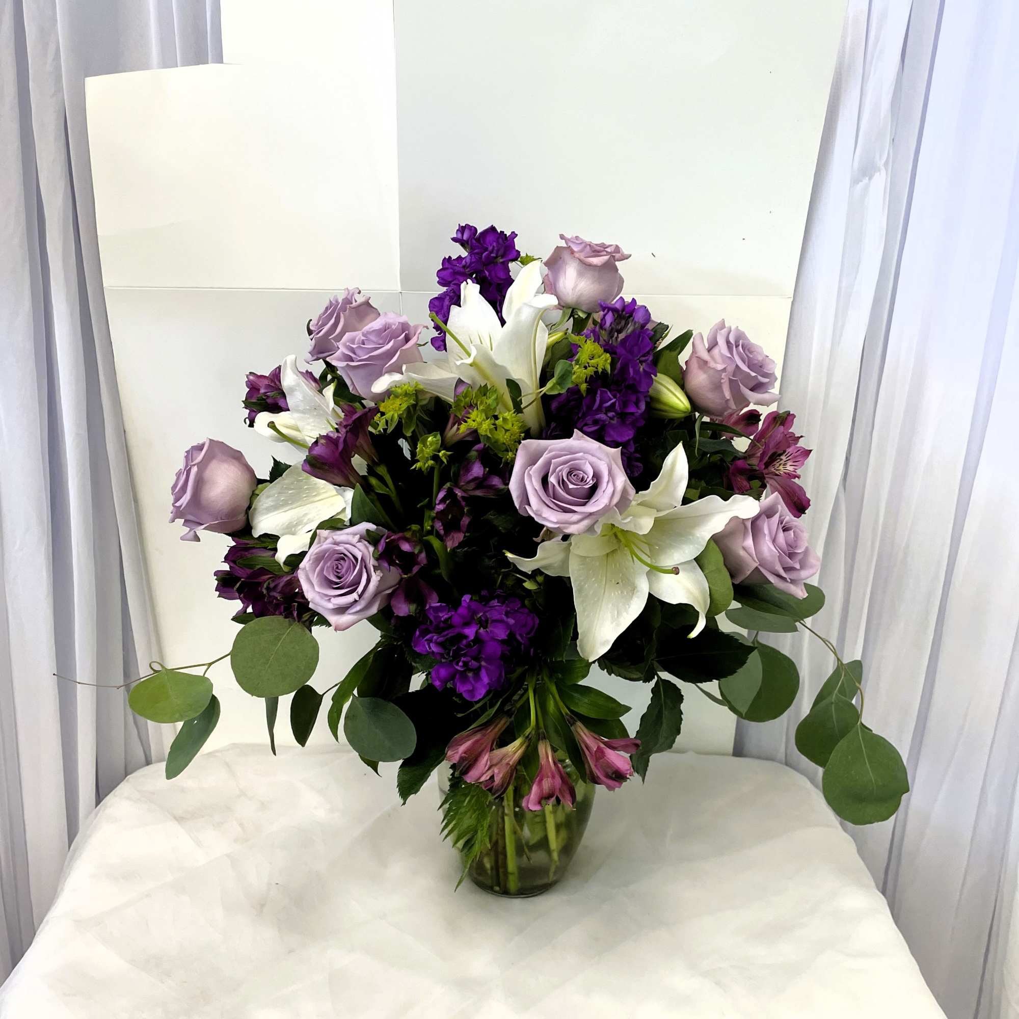 Purple arrangement 