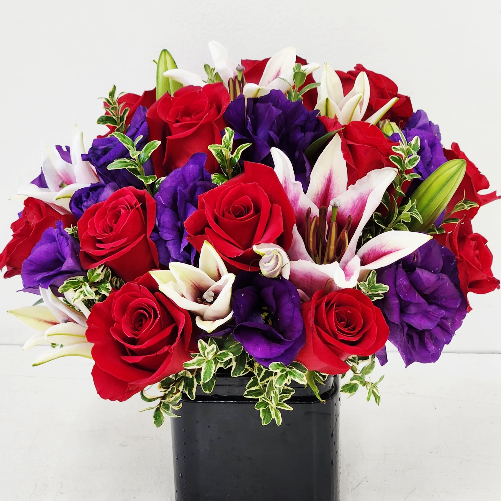 Jewels of Long Beach is an elegant and luxurious arrangement designed to