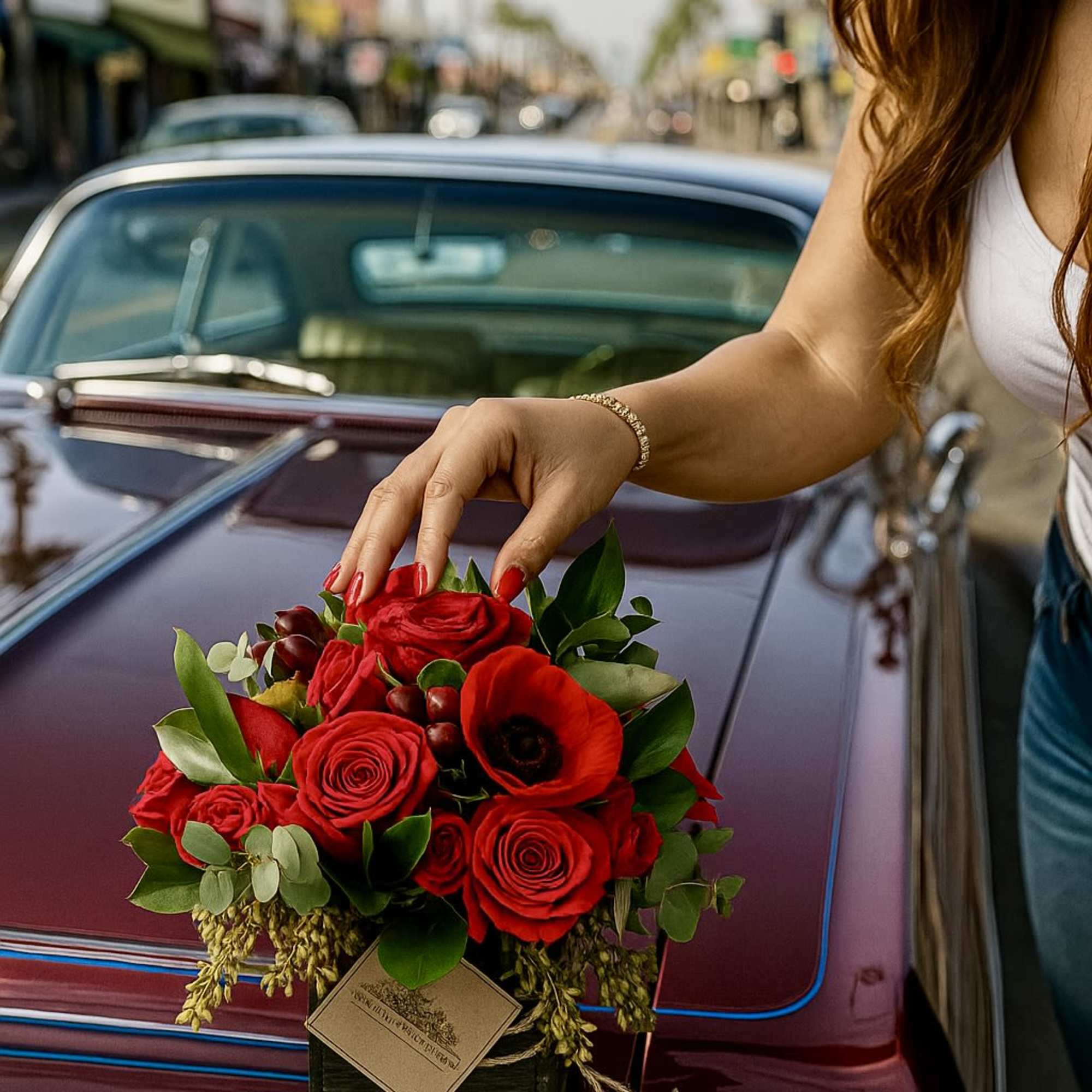 Sangria Arrangement by My Blooming Business  

Turn up the heat with