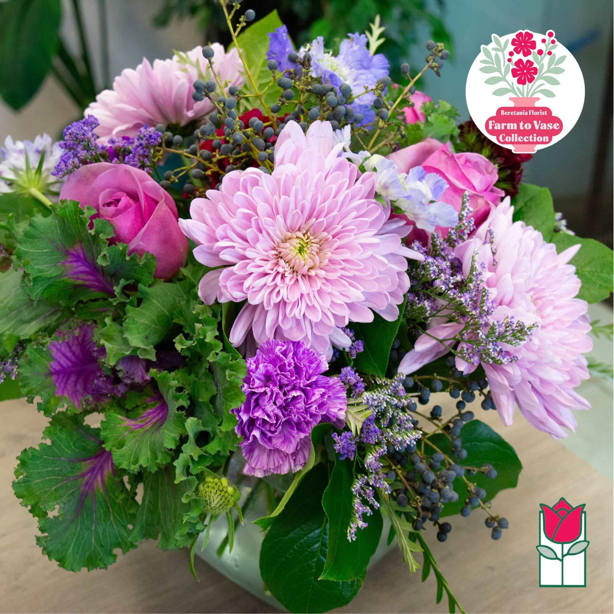 Feeling adventurous? Indulge in our Farm To Vase bouquet, a fresh floral