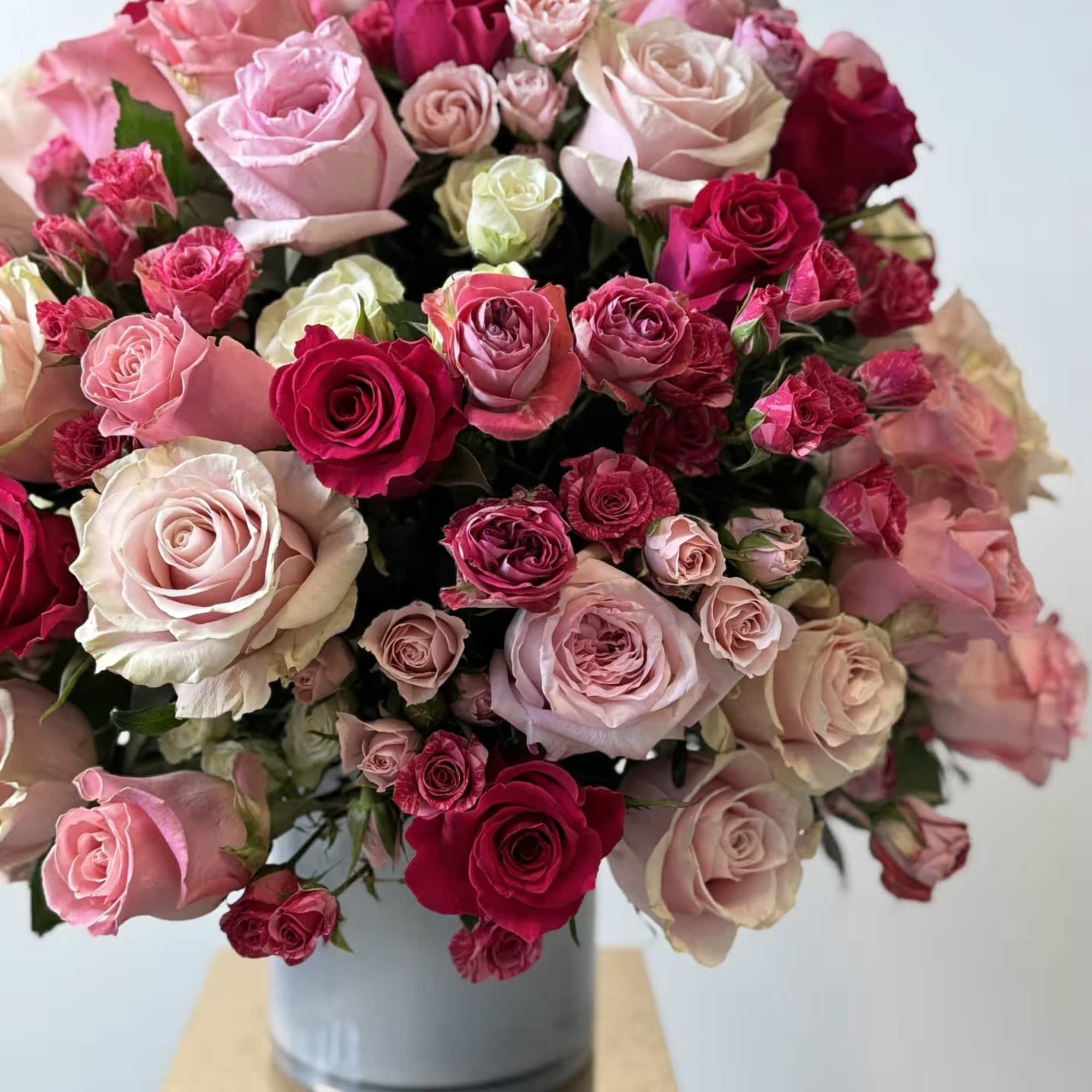 Behold a grand tribute to romance from Irvine Village Flowers! This resplendent