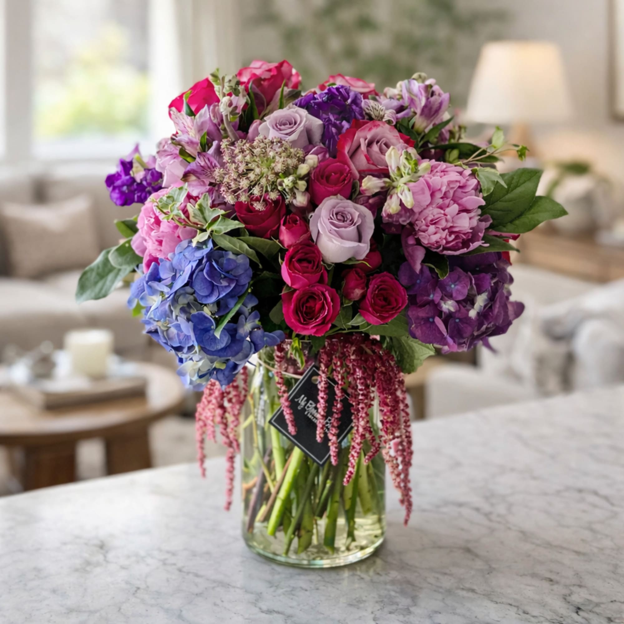 Add some luxury to your living space with the stunning Radiance arrangement.