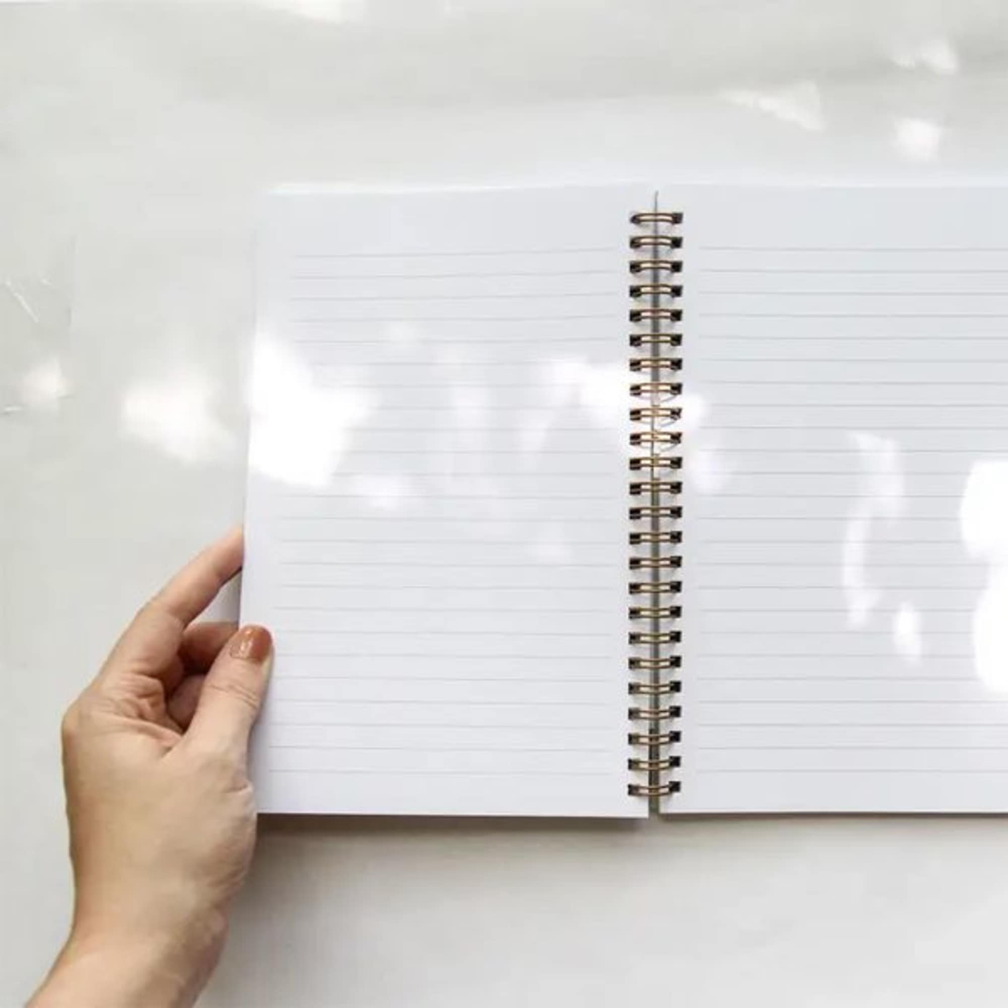 Root &amp; Branch gold coil spiral bound notebooks, crafted by hand. Created