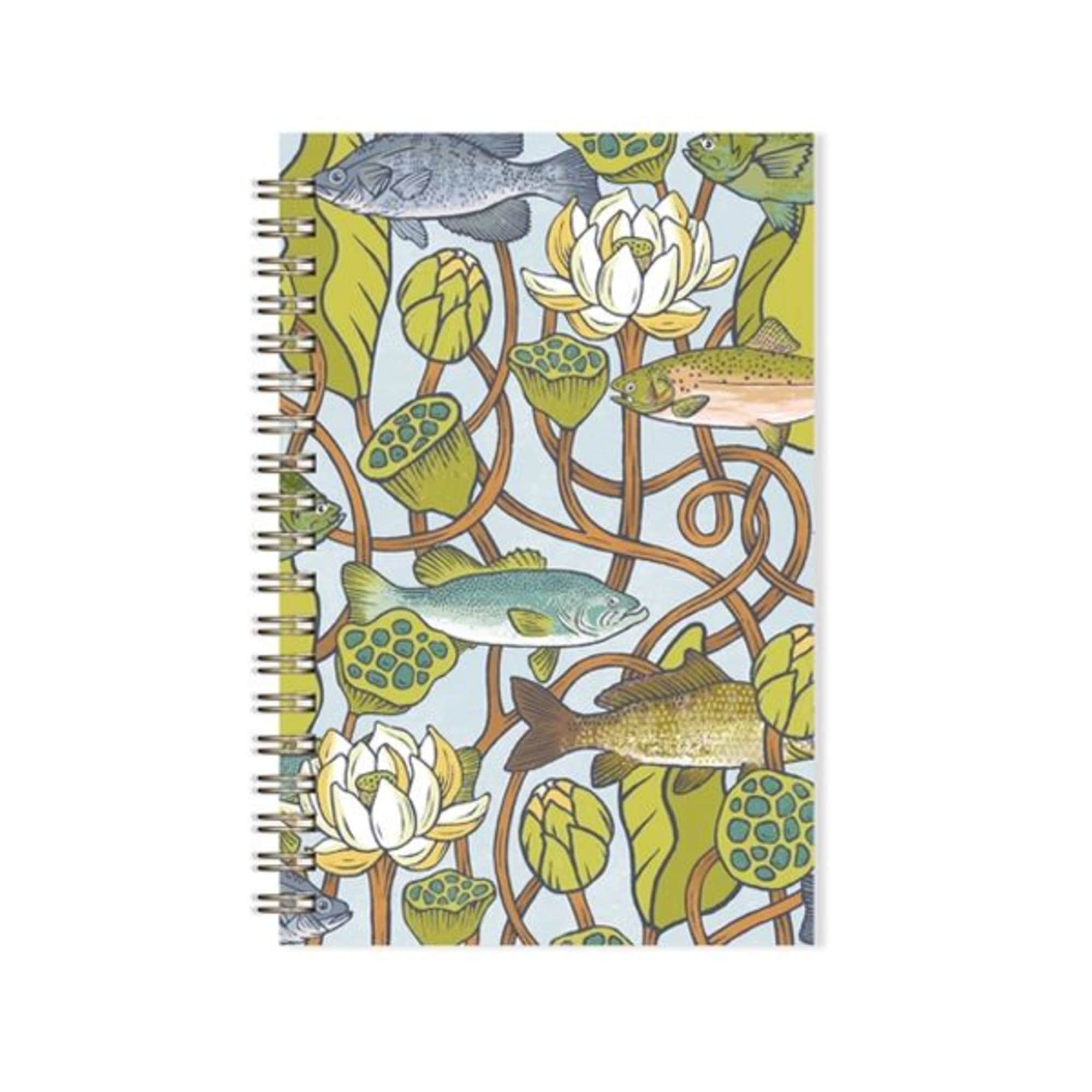 Root &amp; Branch gold coil spiral bound notebooks, crafted by hand. Created