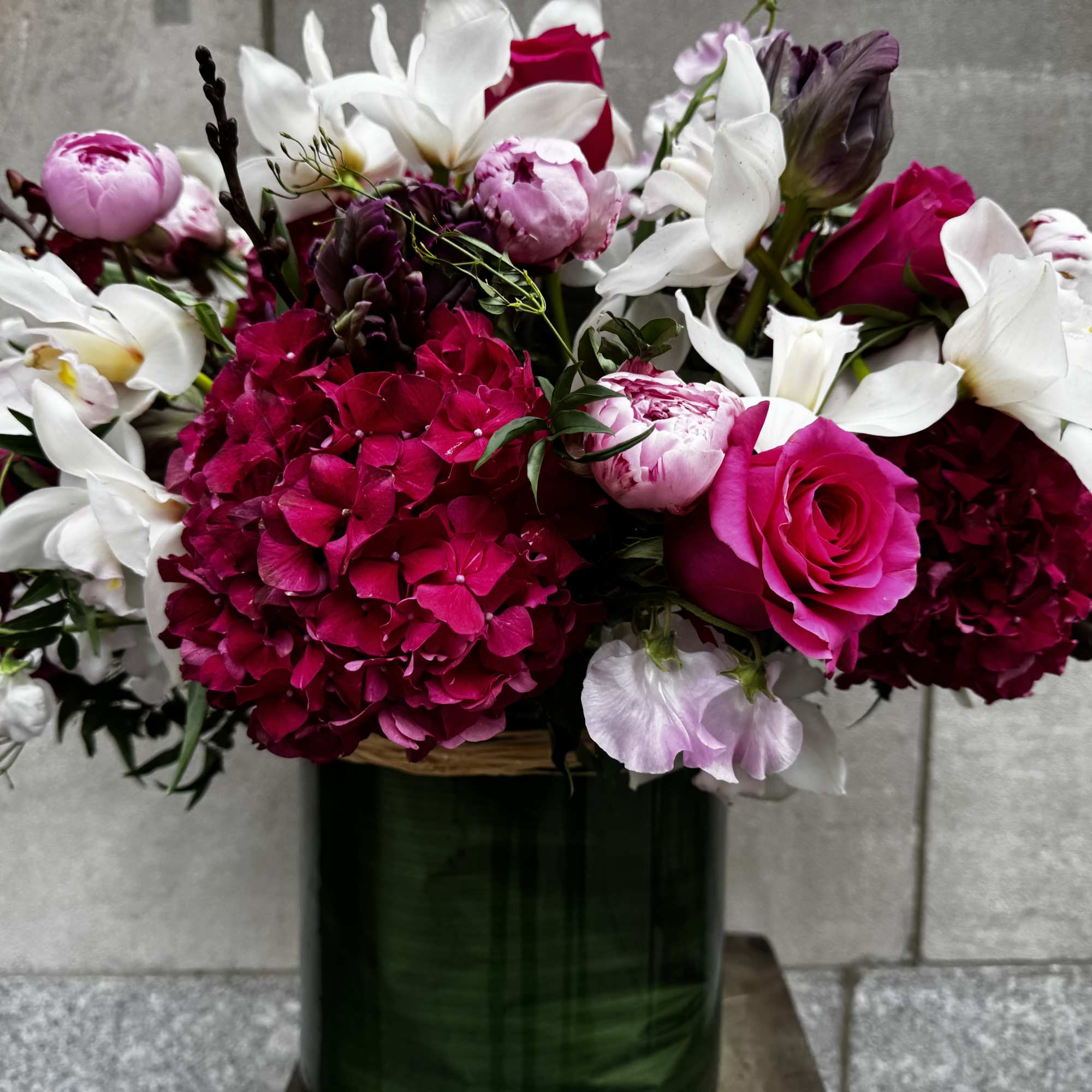 Get ready to have your senses tickled by this floral masterpiece that