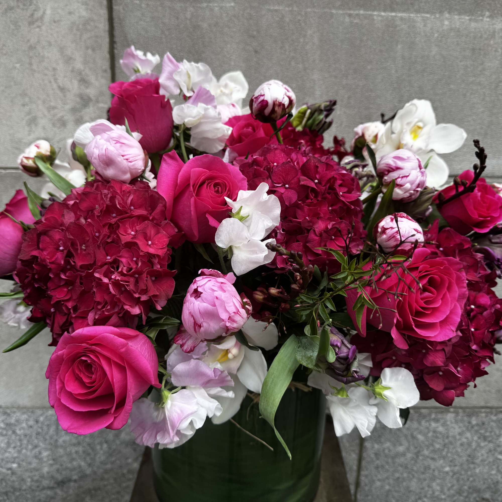 Get ready to have your senses tickled by this floral masterpiece that