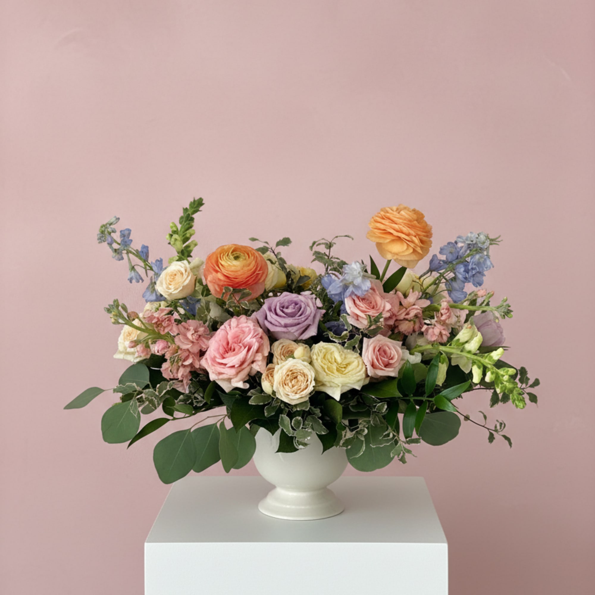 The best way to say I love you. A pastel color palette