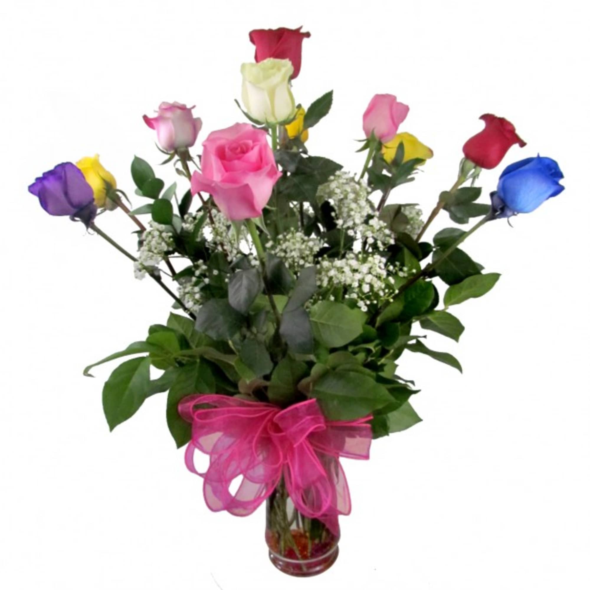 Can't decide which color roses to send to your special someone? Send