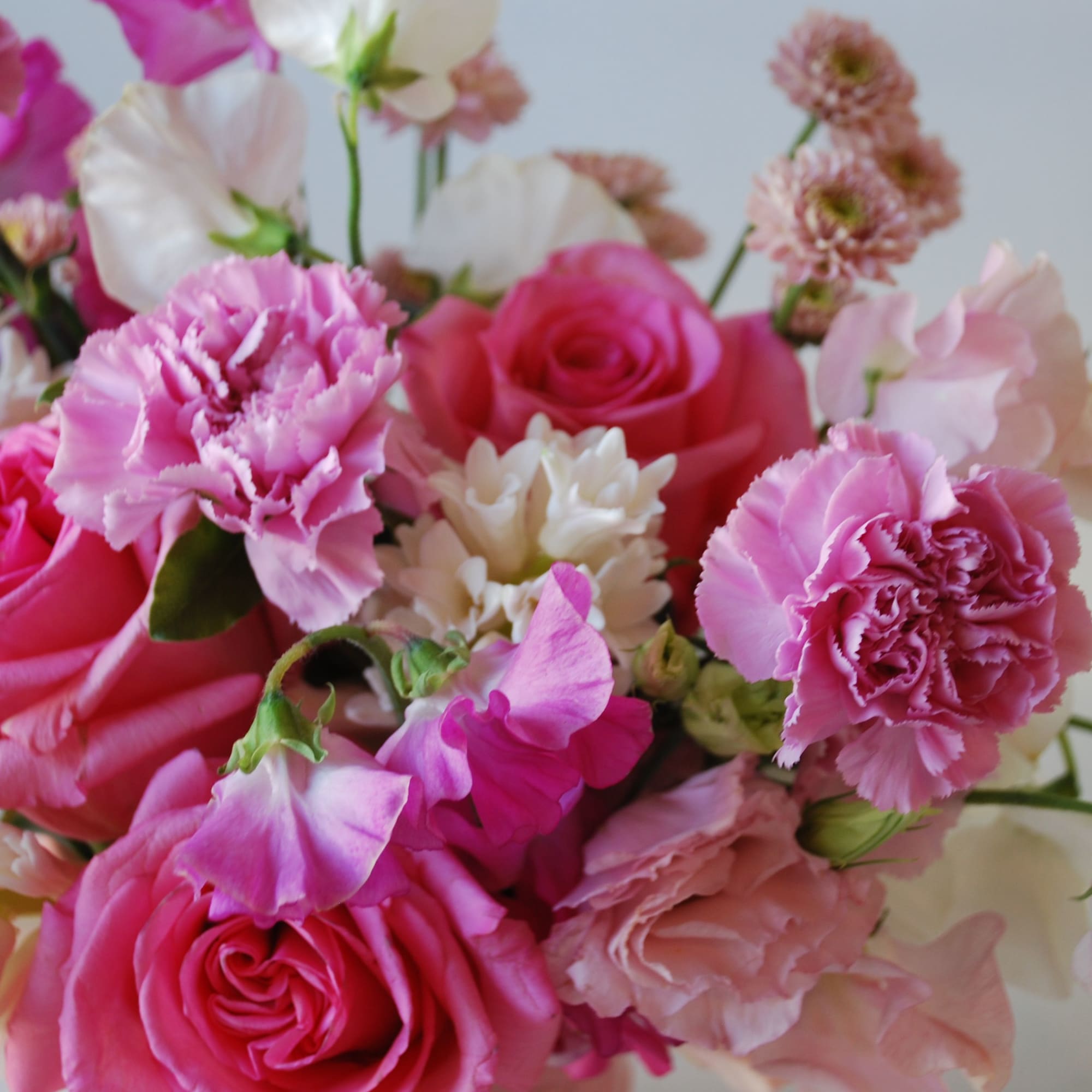 Can&rsquo;t you imagine going home with this? 
 This pink and white