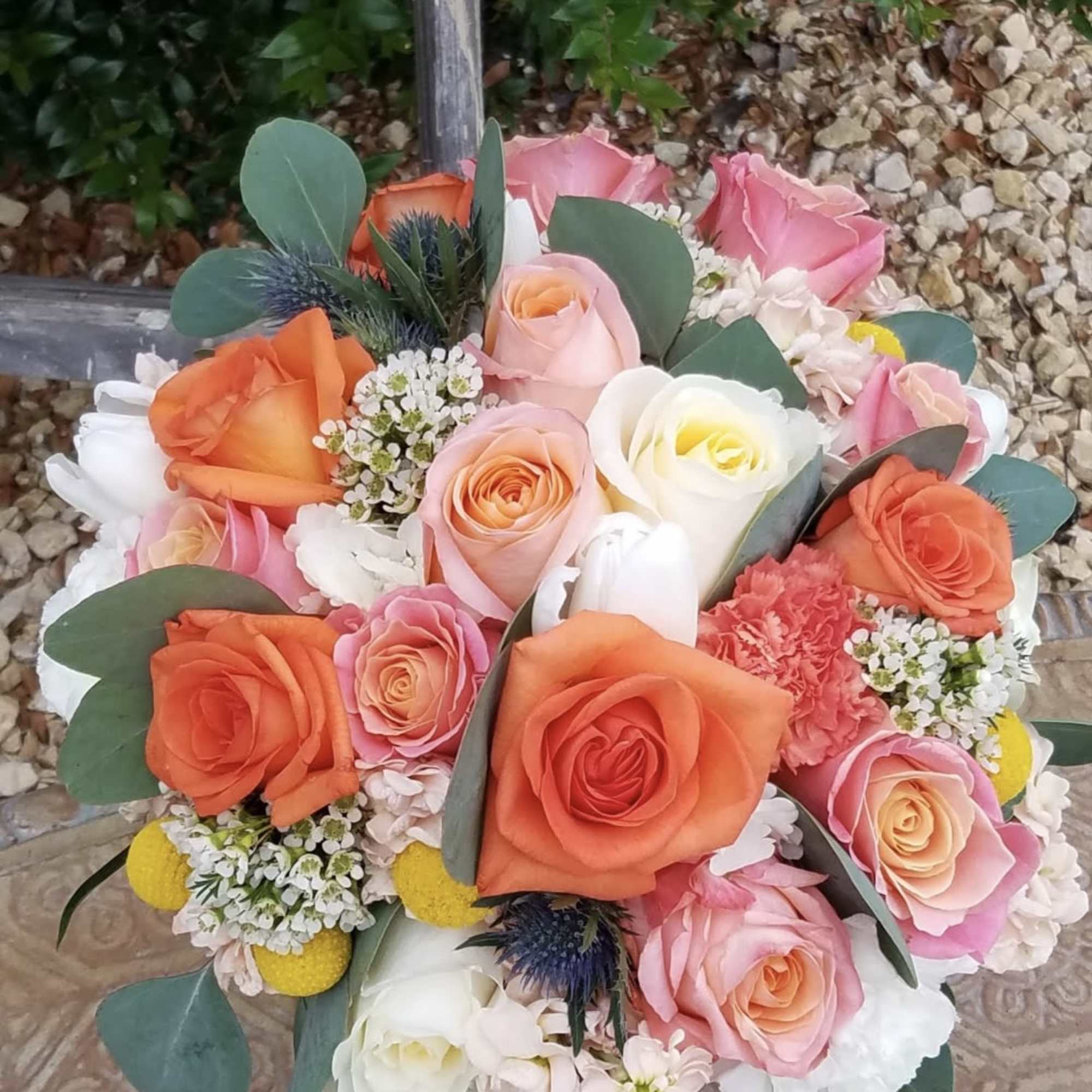 A floral symphony with a harmony of summery flower notes. 
This vibrant