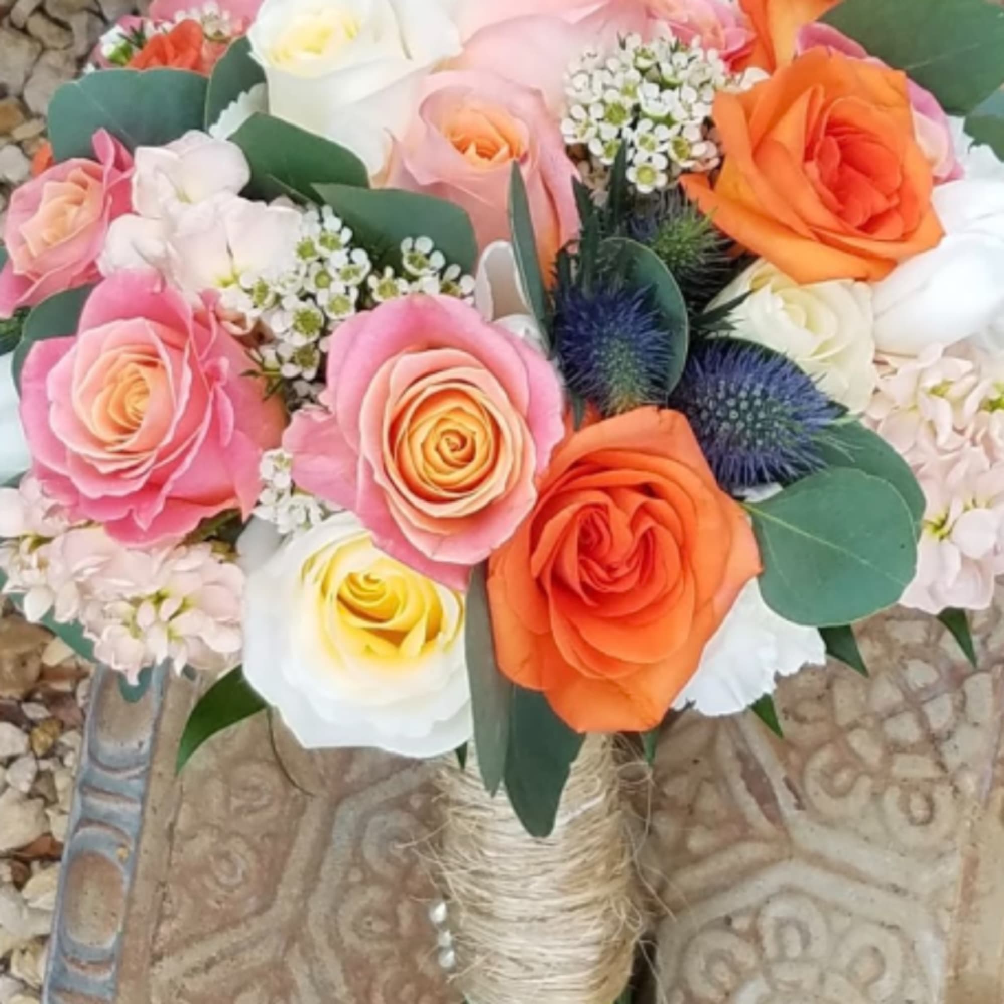 A floral symphony with a harmony of summery flower notes. 
This vibrant