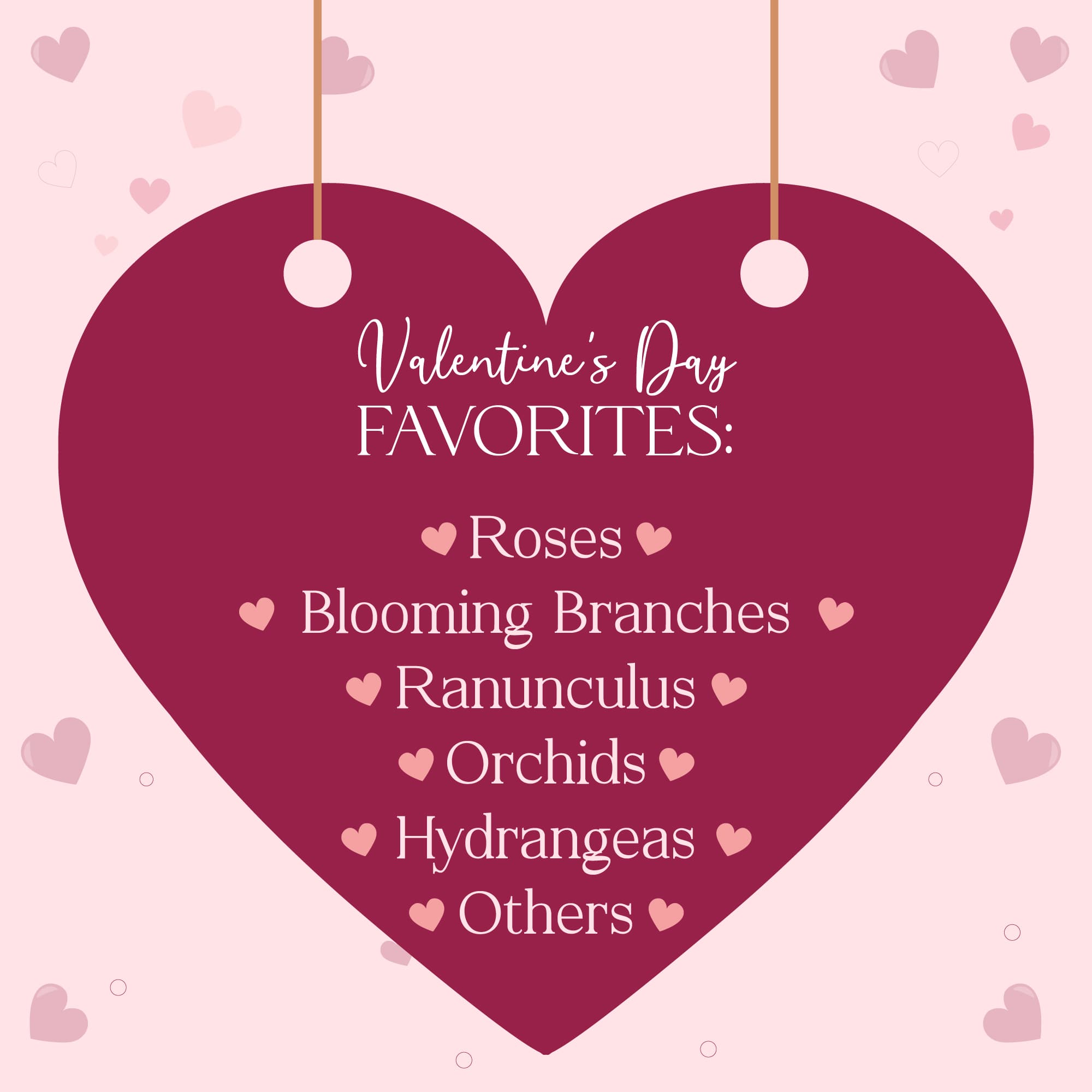 Valentine&rsquo;s Day Designer&rsquo;s Choice Vase Arrangement. 
Show off your love with a